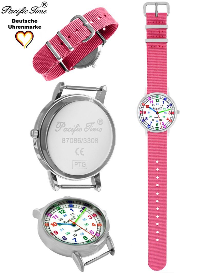 Pacific Time Quarzuhr Kinder Armbanduhr Lernuhr Wechselarmband, Mix und Match Design - Gratis Versand – Bild 2 von 5