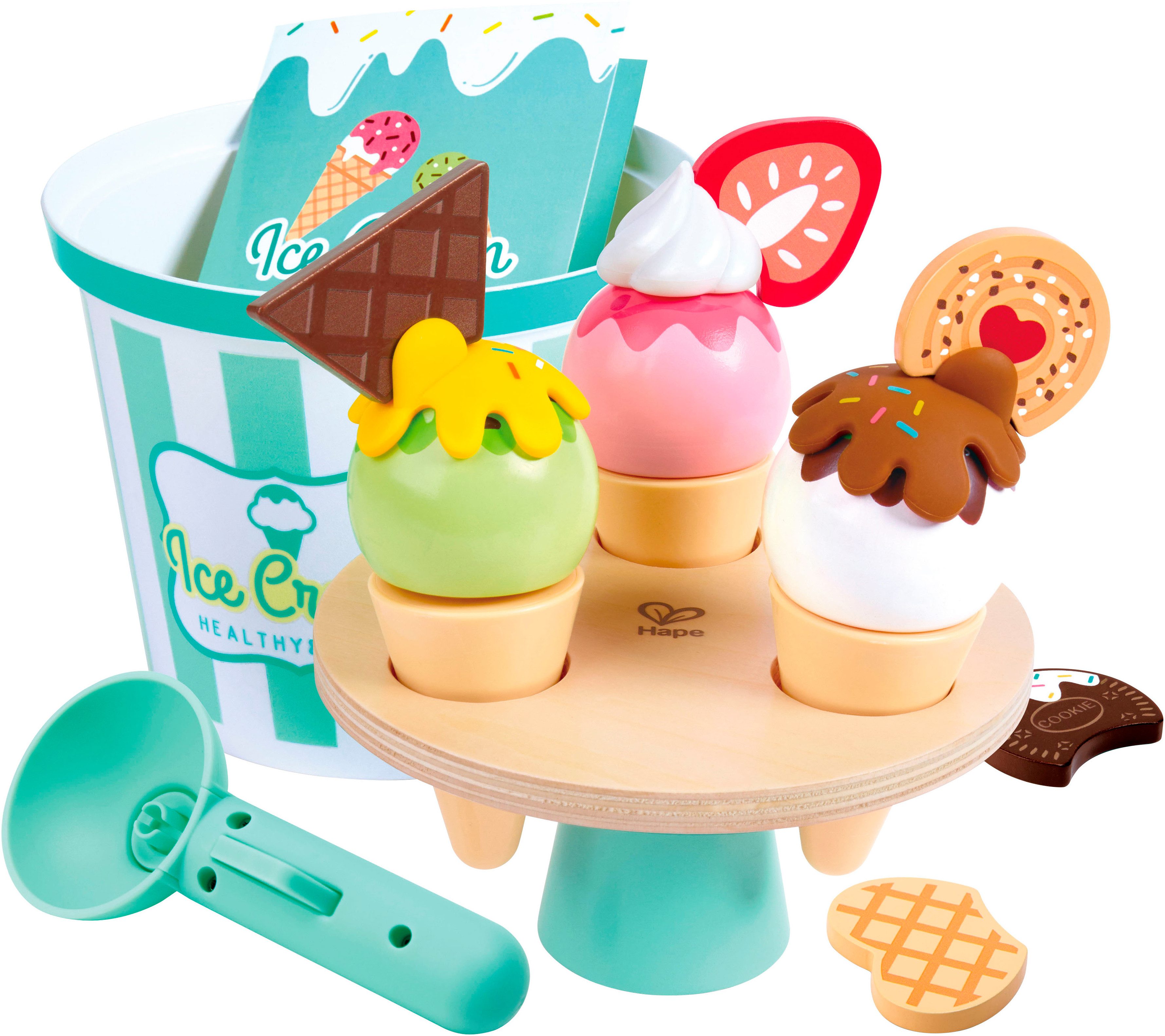 Hape Kaufladensortiment Eiscreme-Set