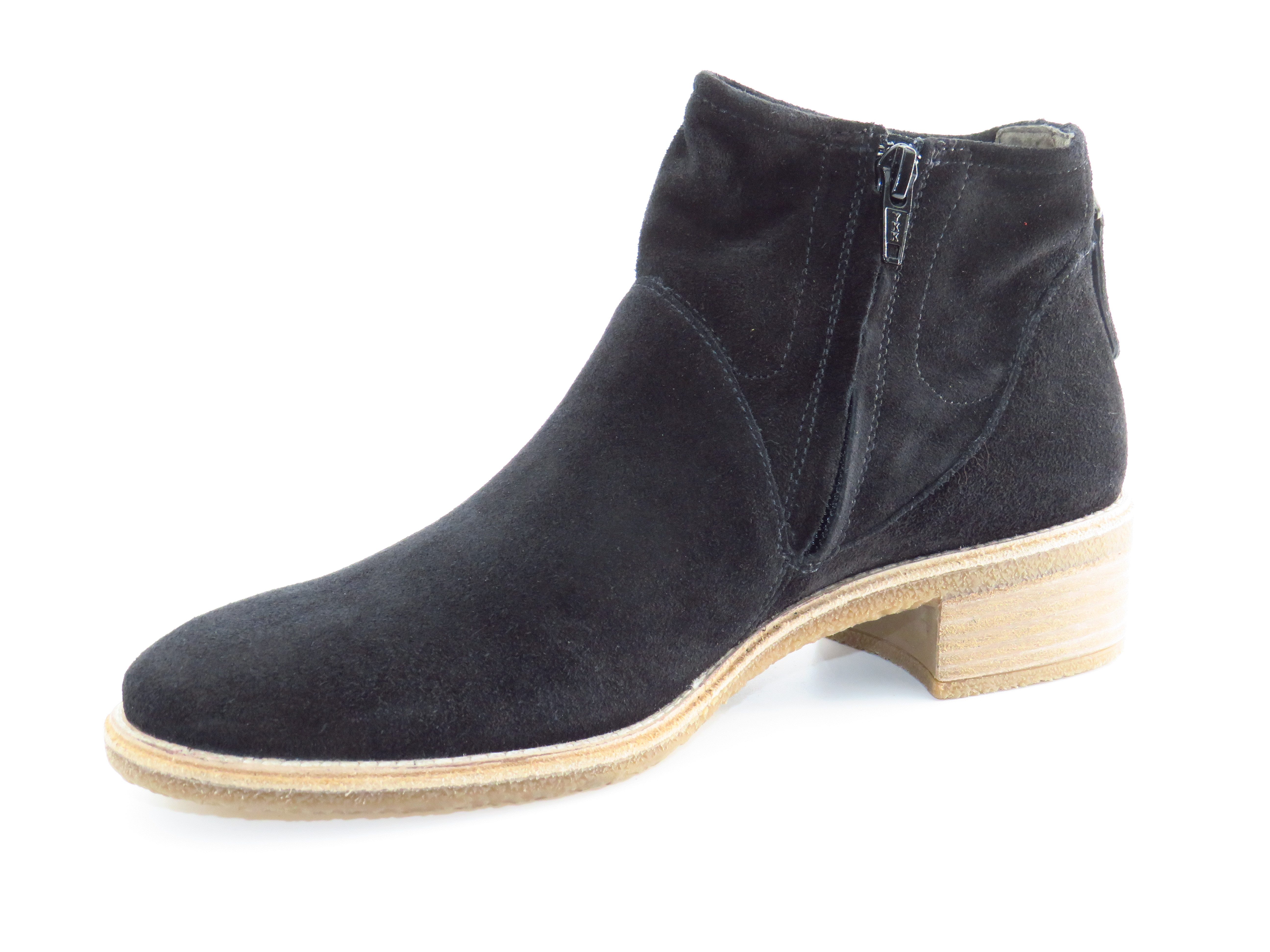 Paul Green Royal Suede schwarz Stiefelette günstig online kaufen