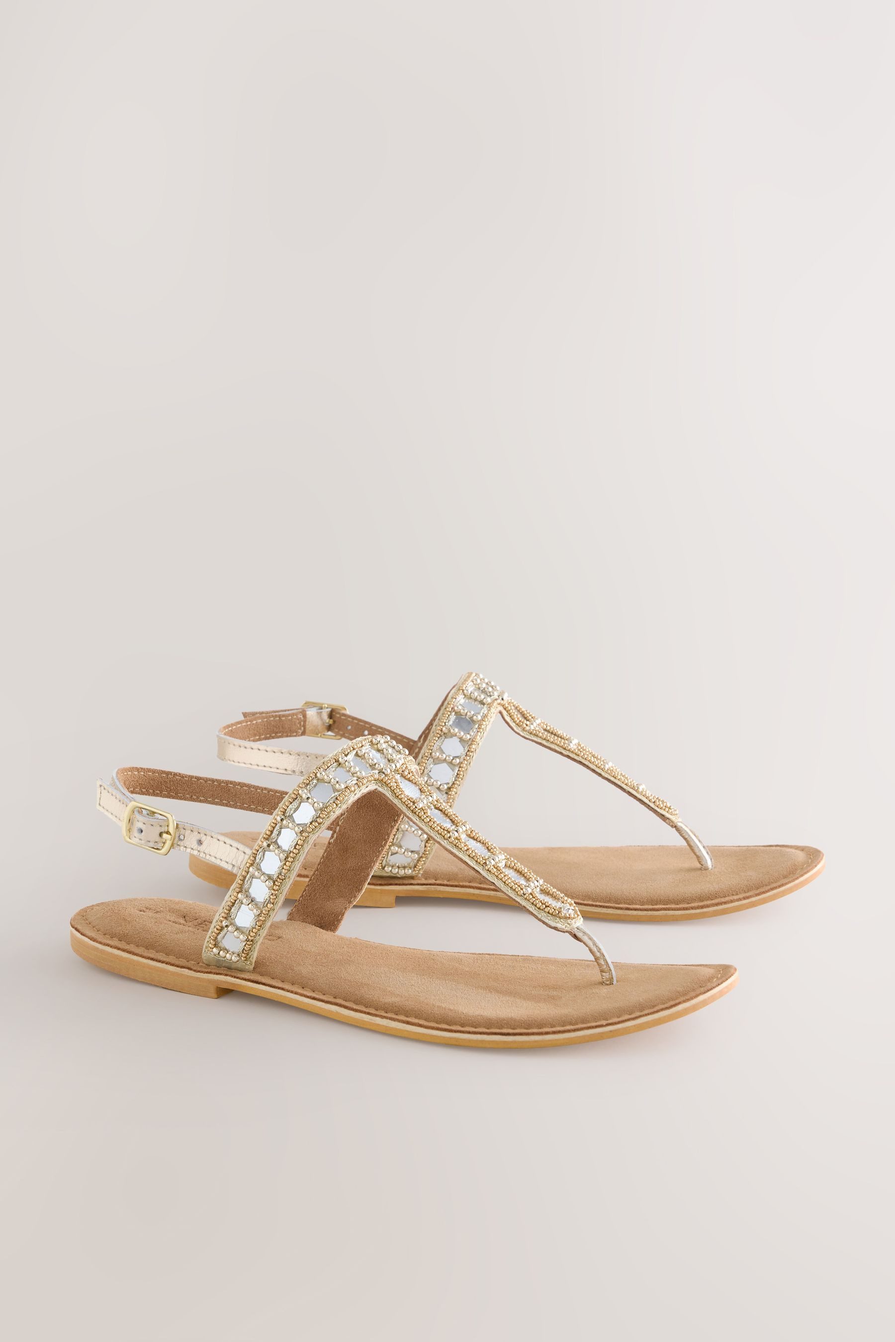 Next Forever Comfort® Zehentrenner mit Verzierung Sandale (1-tlg)