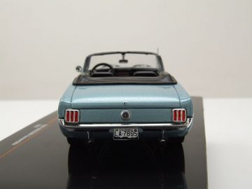 ixo Models Modellauto Ford Mustang Convertible 1965 hellblau Modellauto 1:43 ixo models, Maßstab 1:43