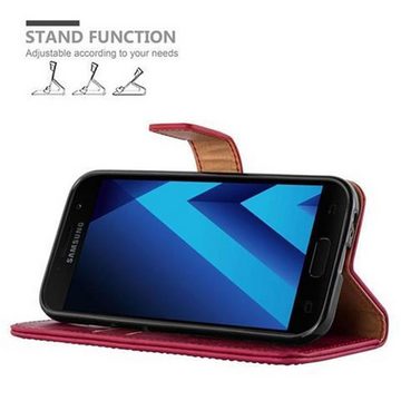 Cadorabo Handyhülle Samsung Galaxy A3 2017 Samsung Galaxy A3 2017, Klappbare Handy Schutzhülle - Hülle - mit Standfunktion und Kartenfach