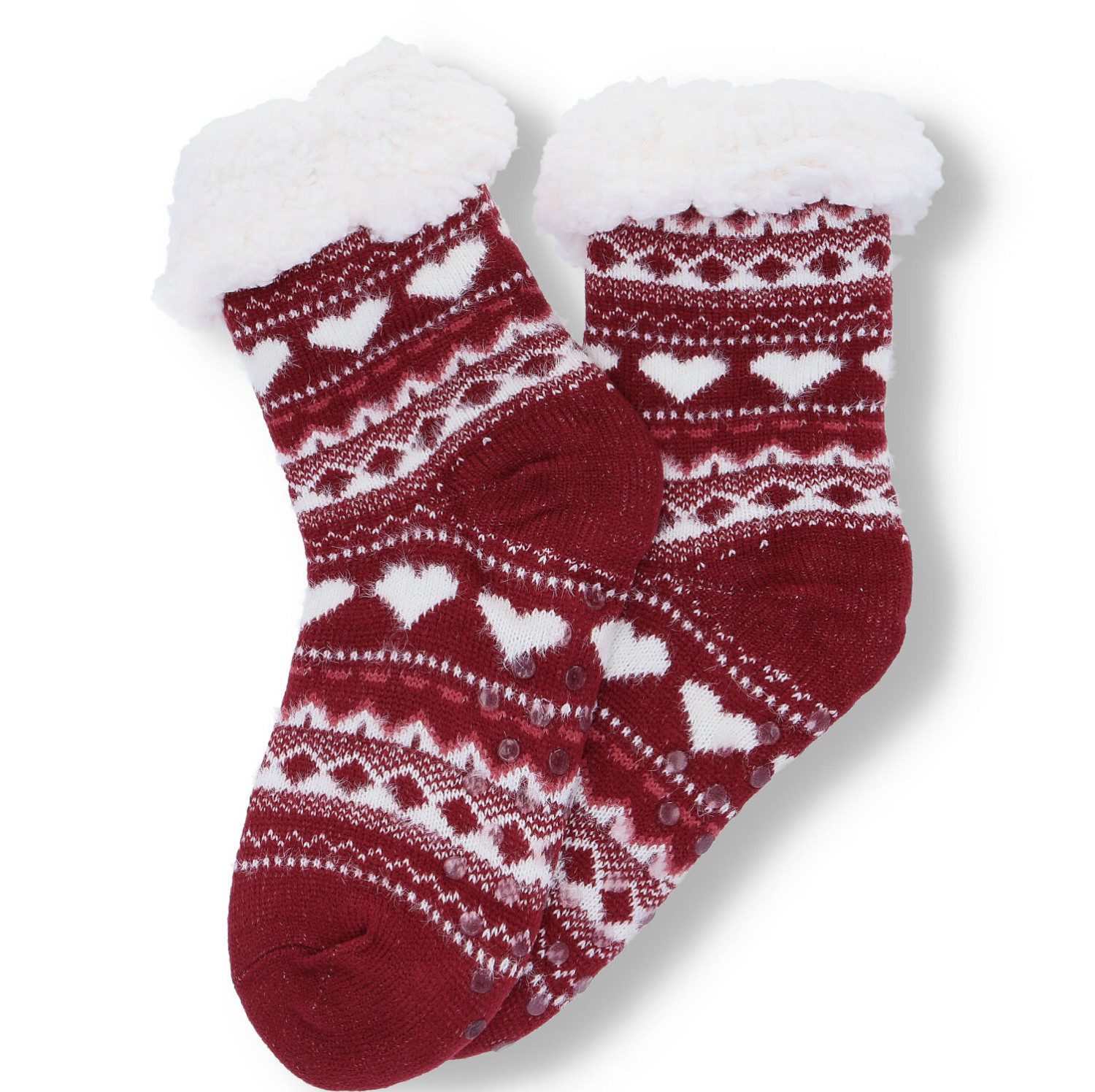 Antonio Шкарпетки для дому Antonio Damen Hüttensocken bordeaux