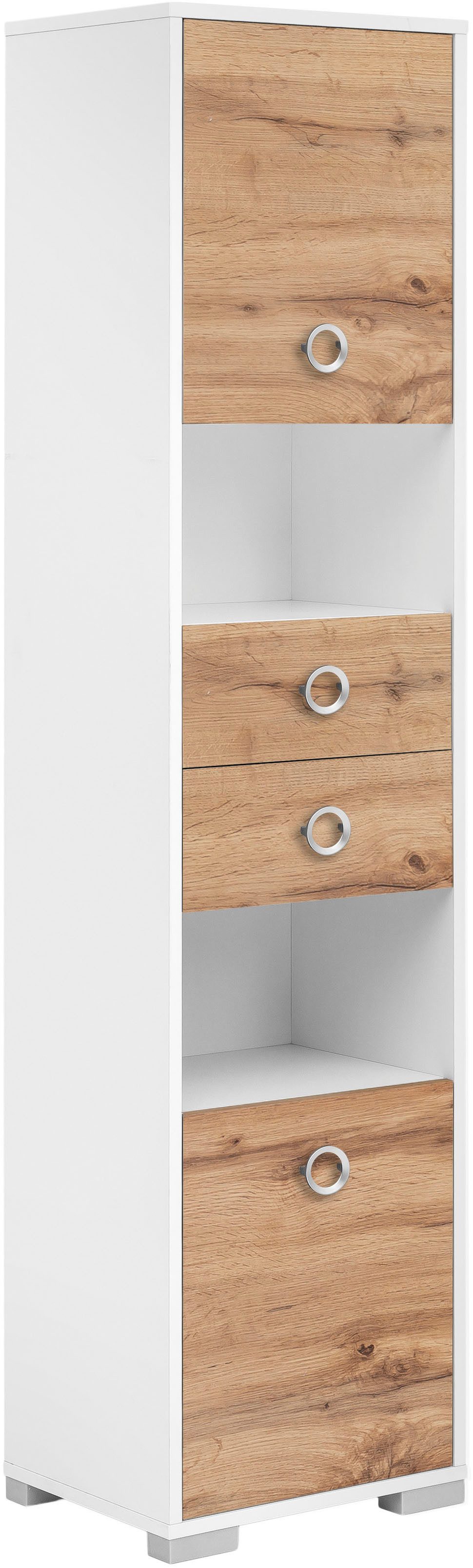 welltime Hochschrank Kimi, Breite 40,5 cm (1-St) Solide Verarbeitung - Dieses Produkt ist in Deutschland gefertigt