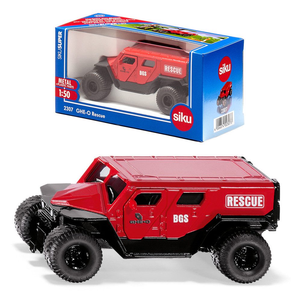 SIEPER Modellauto siku Monstertruck GHE-O Rescue rot 1:50
