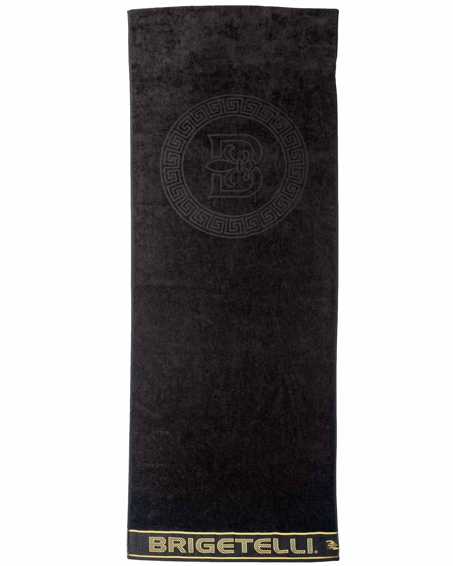 Brigetelli Strandtuch Brigetelli Strandtuch Black Moon, (1-St), integrierte Kopfkissentasche