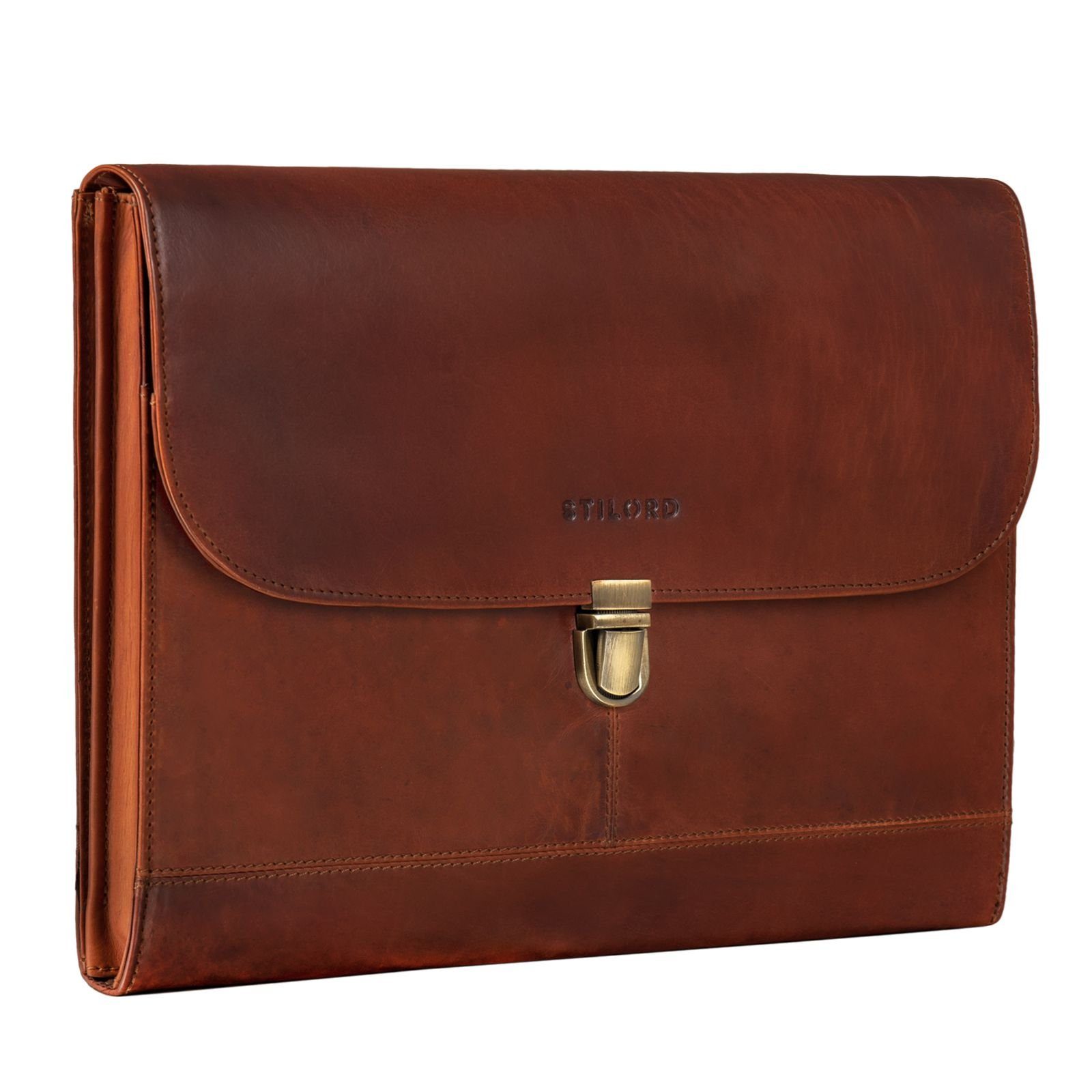 Laptop-Hülle "Duncan" Laptoptasche Leder 15 Zoll