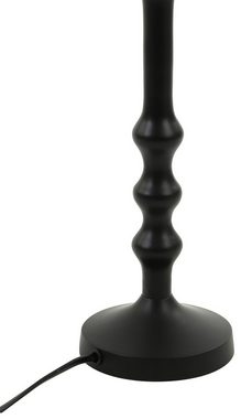 Light & Living Tischleuchte SEMUT, H 34 cm, Schwarz matt, Metall, ohne Leuchtmittel, Lampenfuß ohne Lampenschirm
