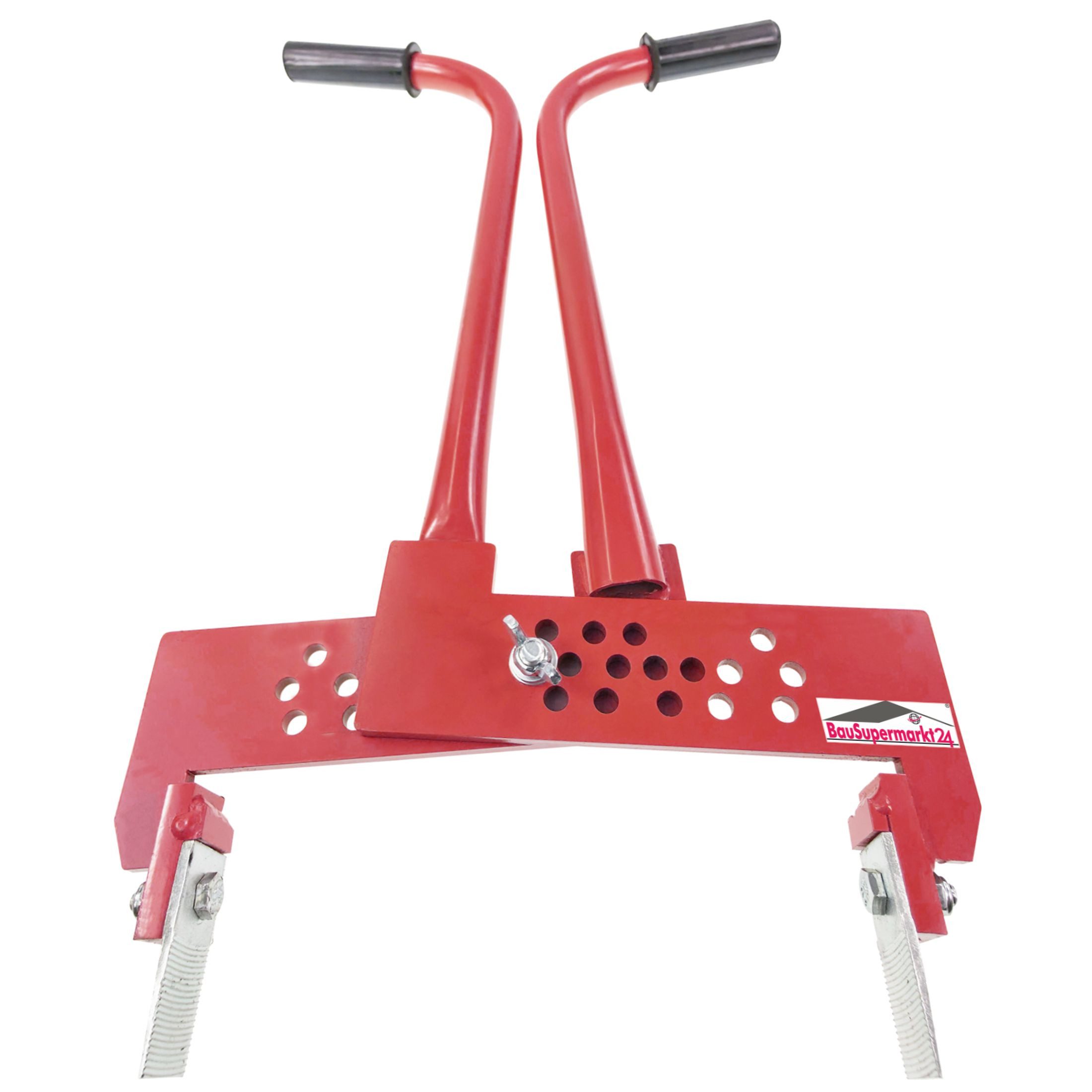 BauSupermarkt24 Plattenheber Steinzieher Pflasterzieher Steinausheber 0–240 mm Profi Typ L, -]