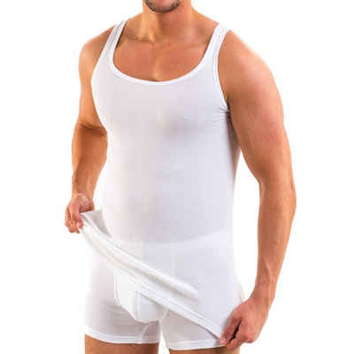 HERMKO Unterhemd 3018 Herren Unterhemd Doppelripp aus 100% Bio-Baumwolle
