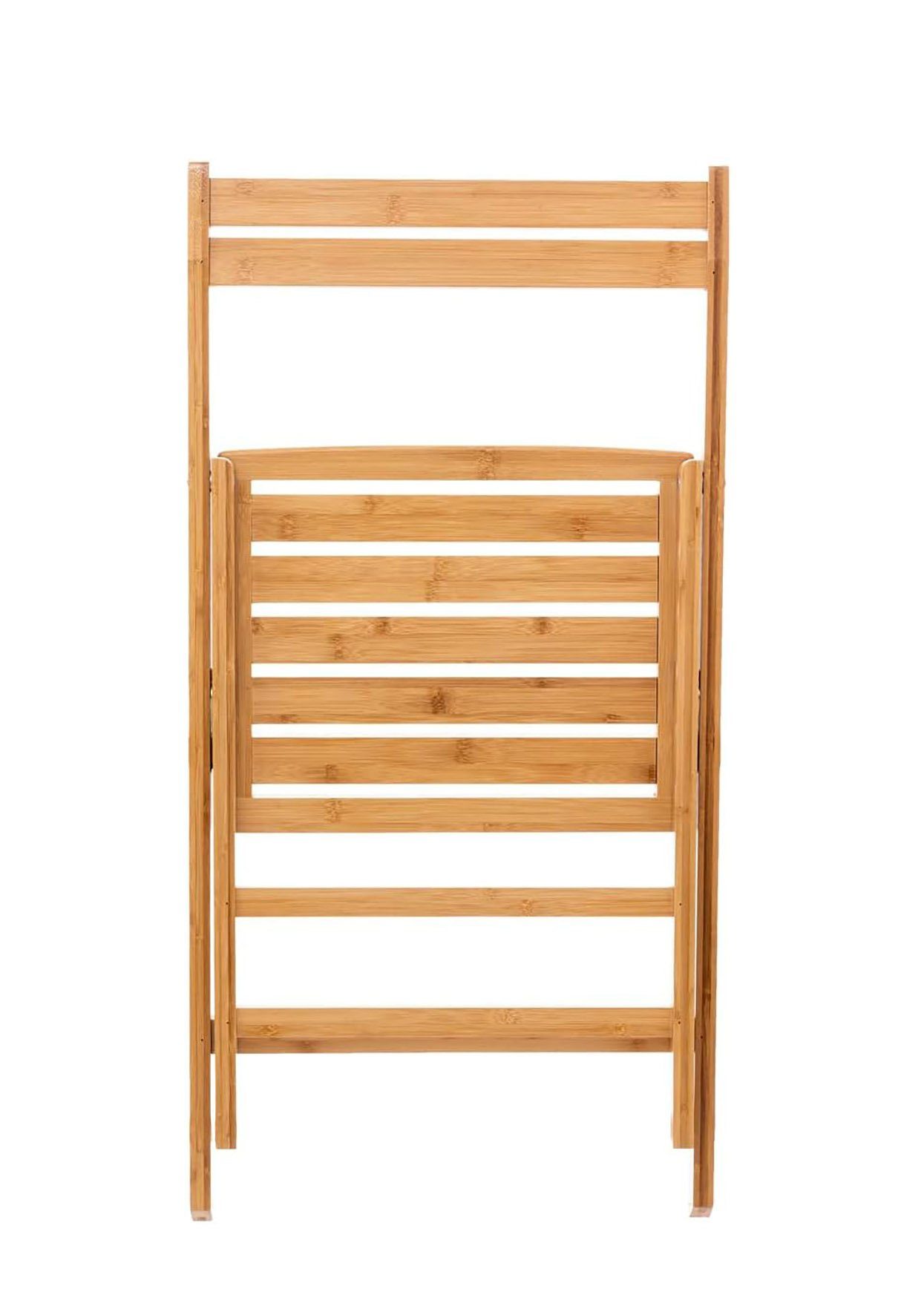 Spetebo Klappstuhl Bambus Klappstuhl FSC - aus Stuhl 40 78 x Küchen Holz natur cm, klappbar