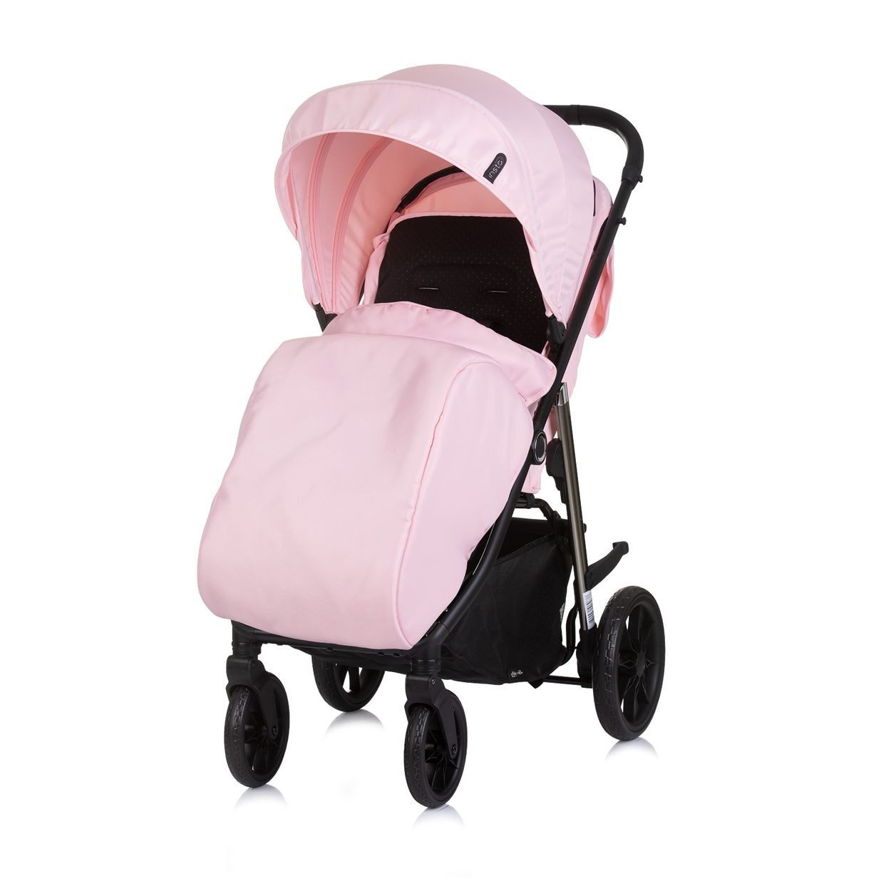 Chipolino Kinder-Buggy Kinderwagen Buggy Insta, Fußabdeckung, Federung, Korb, Gurt, klappbar