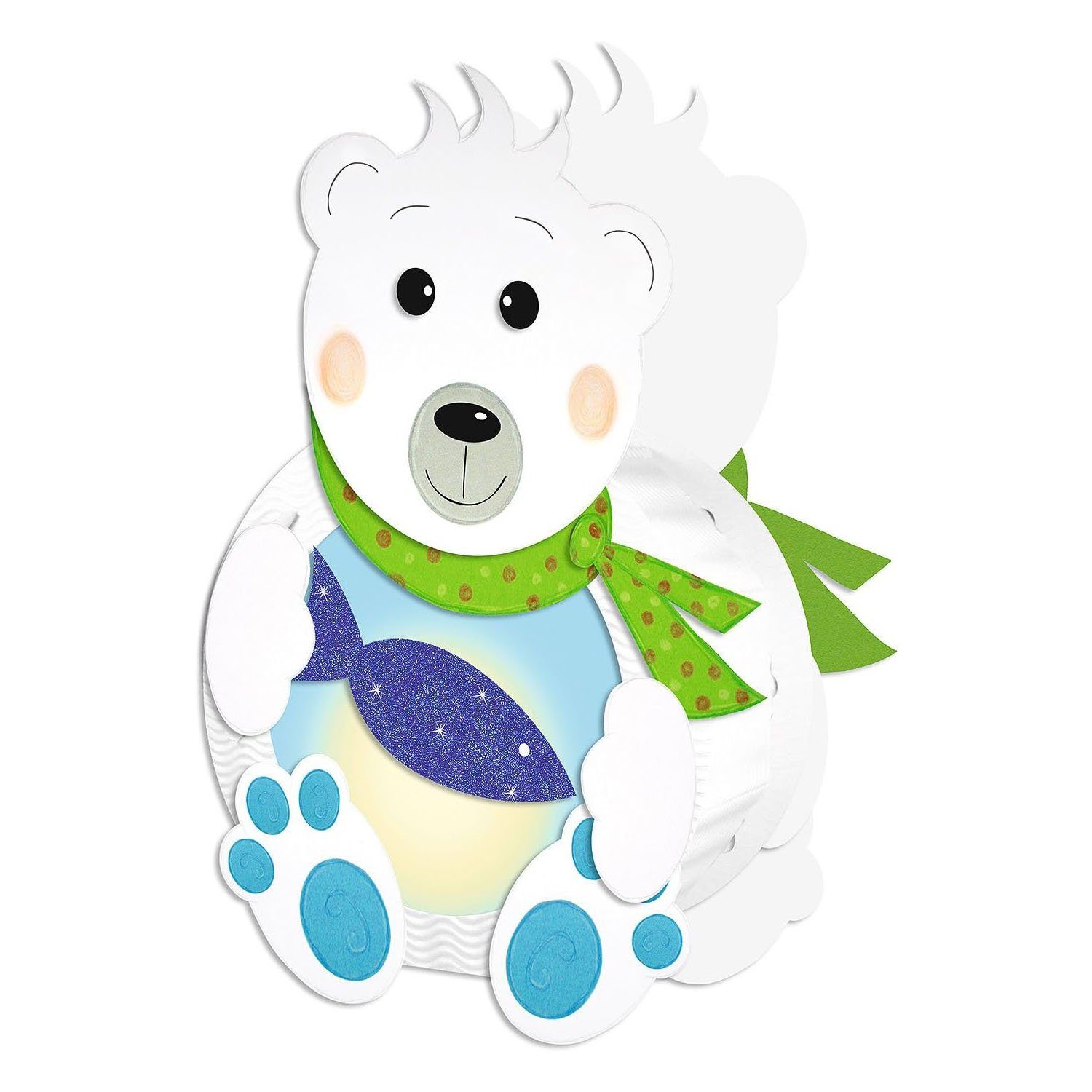 Ursus - Ludwig Bähr Umzugslaterne URSUS Laternen-Bastelset "Eisbär"