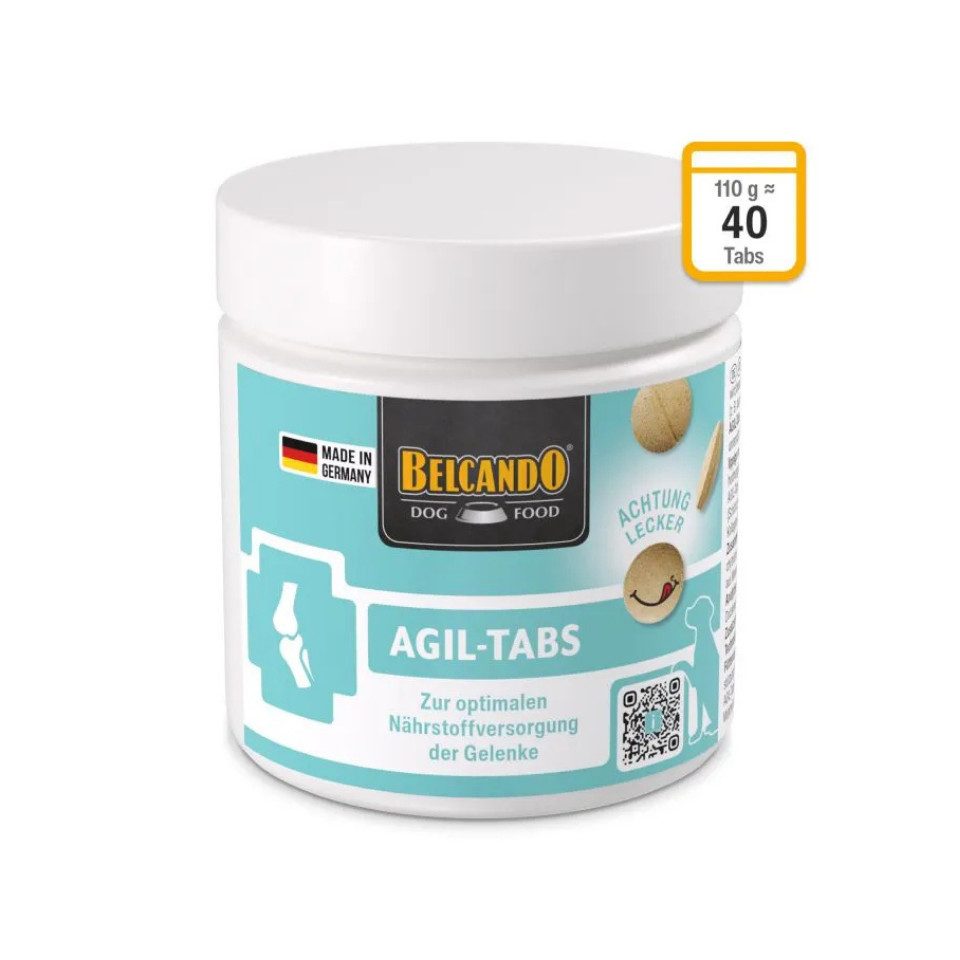 Belcando Vetline Agil Tabs zur Unterstützungs des Bewegungsapparats, Ergänzungsfuttermittel für: Hunde