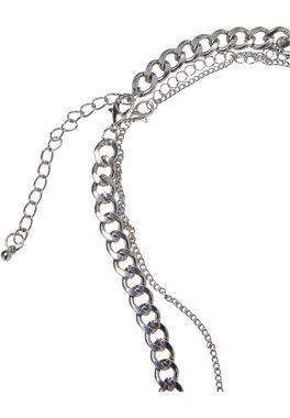 URBAN CLASSICS Edelstahlkette Urban Classics Unisex Peace Bead Layering Necklace 2-Pack