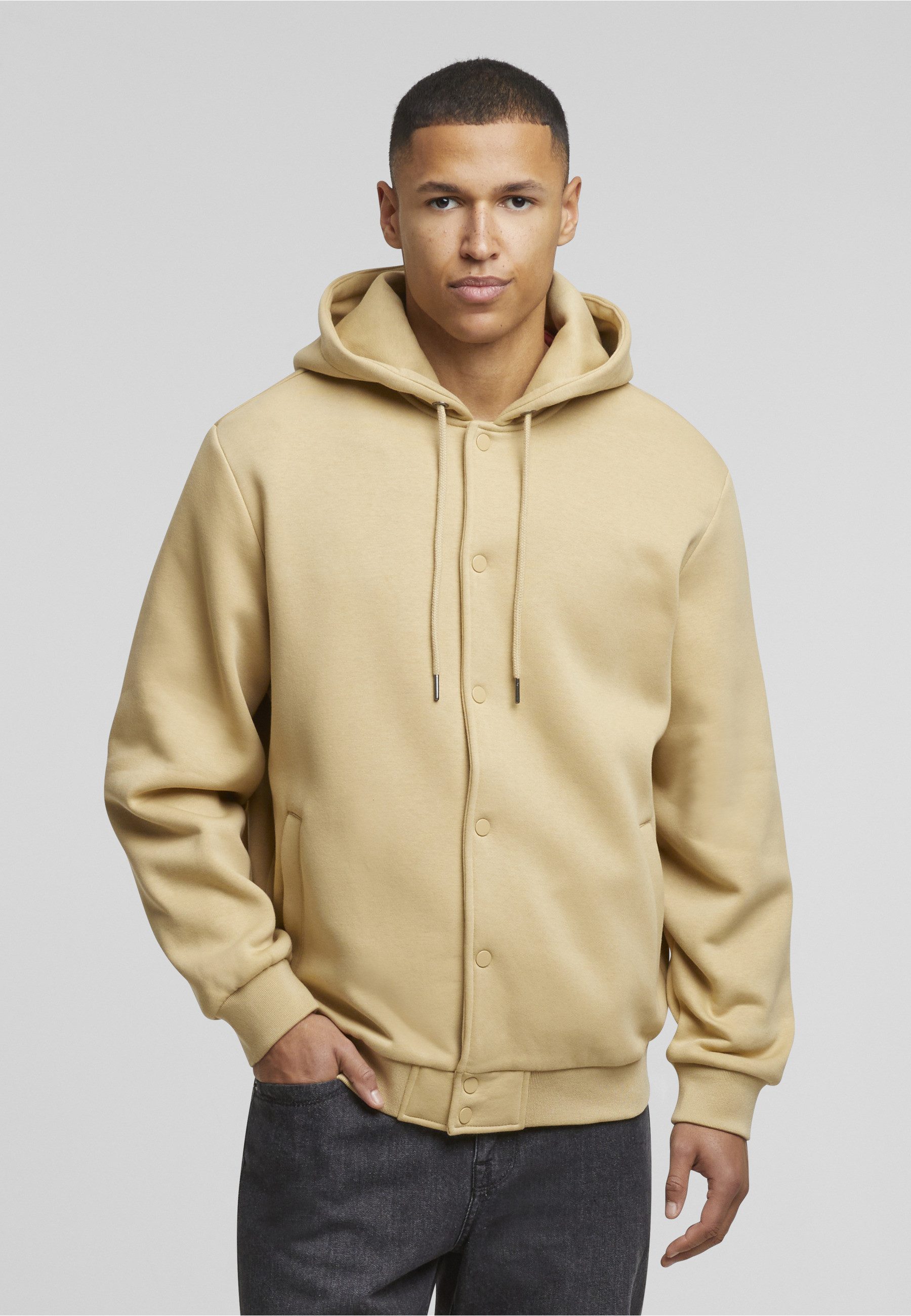 URBAN CLASSICS Sweatjacke Urban Classics Fluffy Fleece Hoodjacket