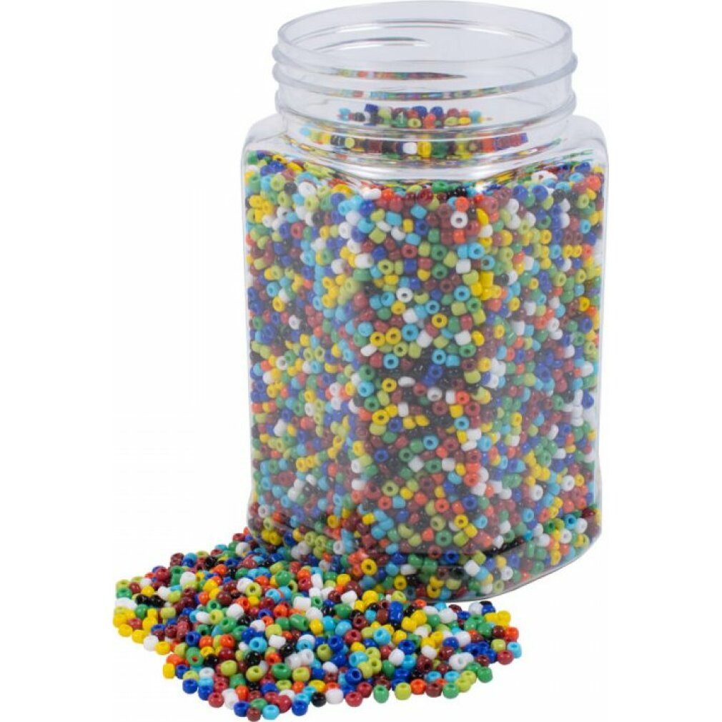 Playbox Bügelperlen Perlen rocaille 500g basic