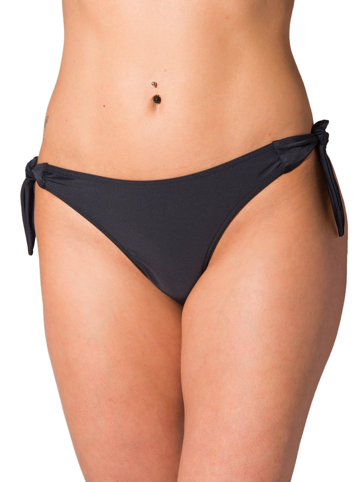 Bikini-Hose Aquarti Damen Tanga Bikinihose Seitlich Gebunden Brazilian