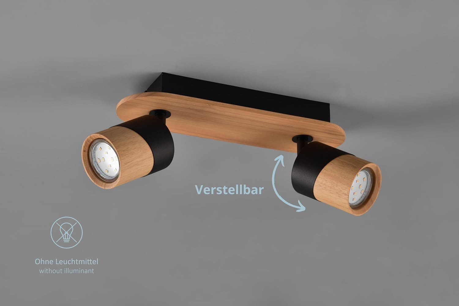 lightling Deckenleuchte Arben, ohne Leuchtmittel, 2-flammig, günstig online kaufen