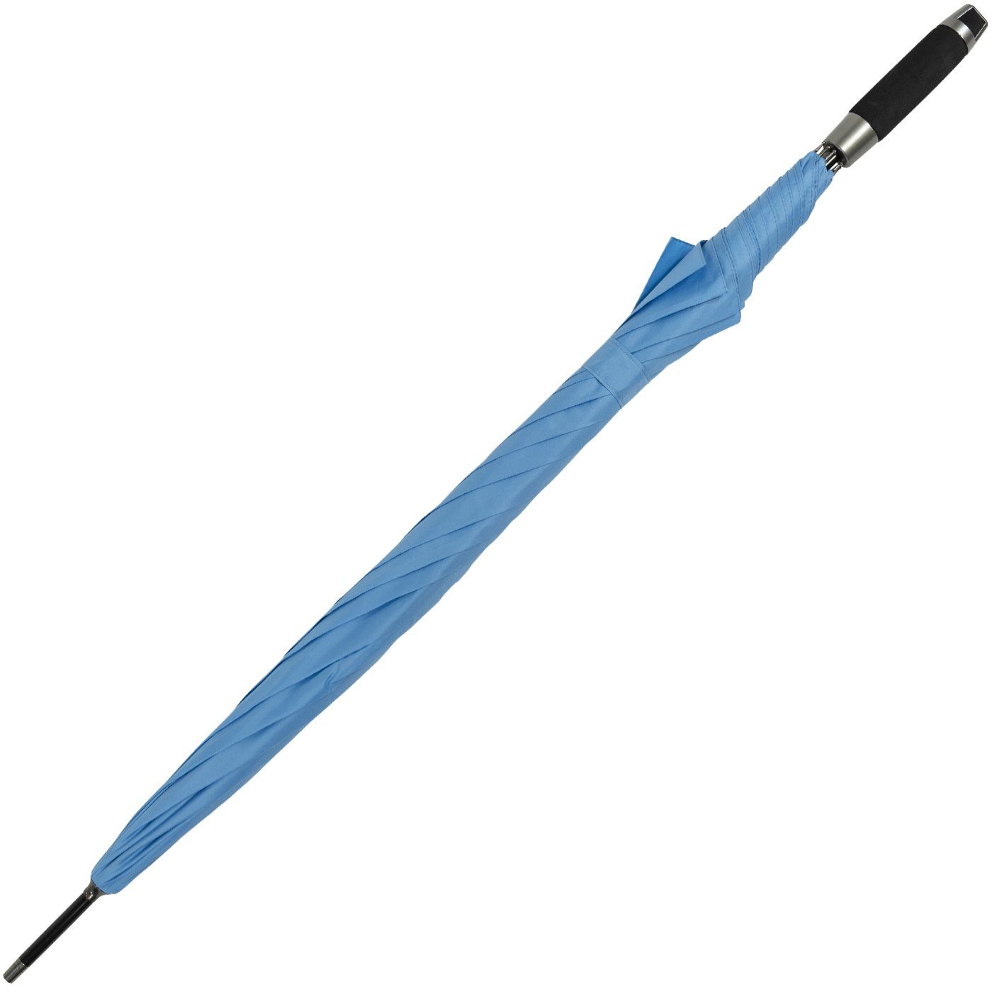 XXL für groß Golfschirm, - und und doppler® uni-Sommerfarben Langregenschirm Herren, stabil, Damen blau Partnerschirm