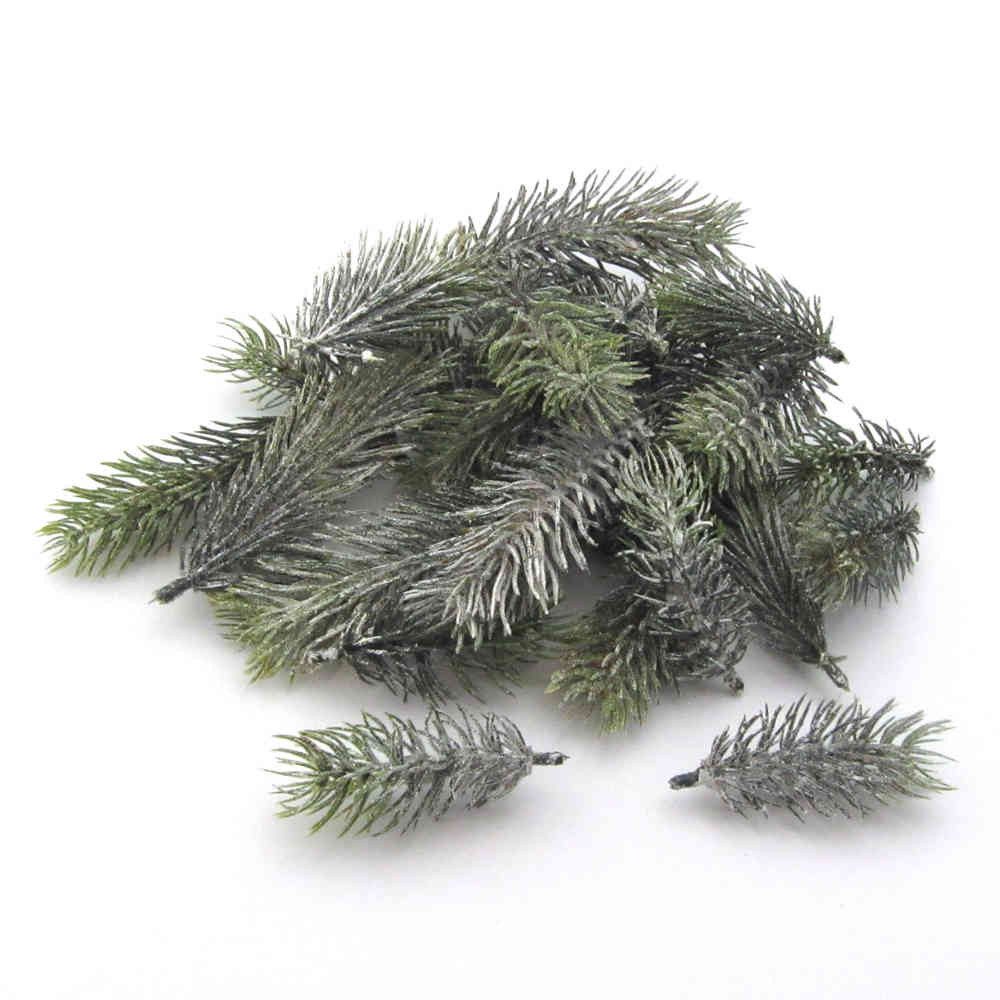 Kunstzweig Künstliches Tannenstreu, 8-13cm. 24x Tannenzweig, günstig online kaufen