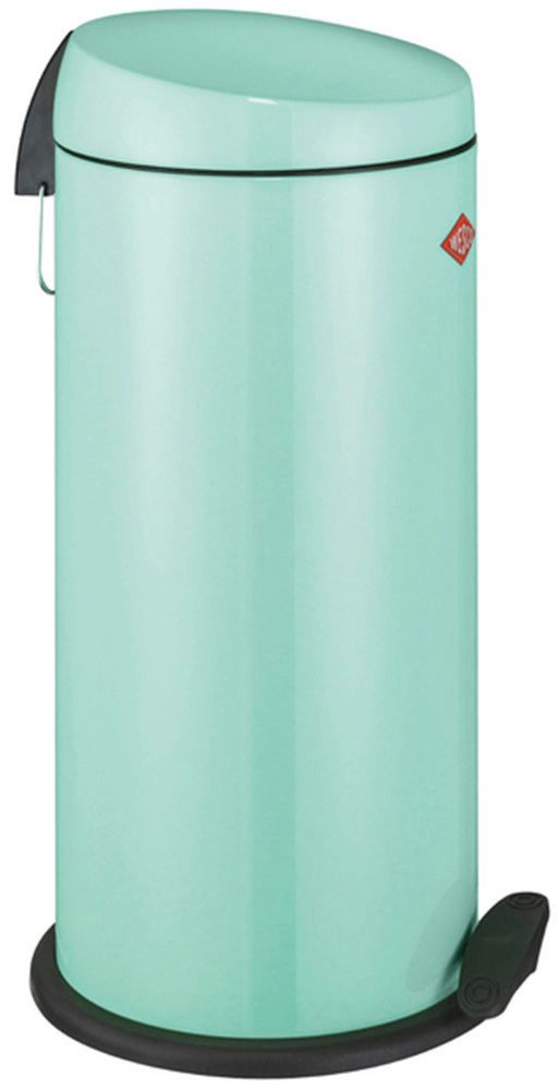 WESCO Mülleimer Capboy Maxi Tretabfallsammler, mit Metalleinsatz, Fußtritt aus Kunststoff und Bodenring