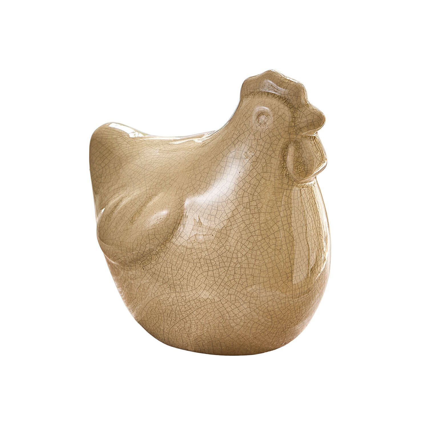 Mirabeau Osterfigur Deko-Huhn Roisenn beige