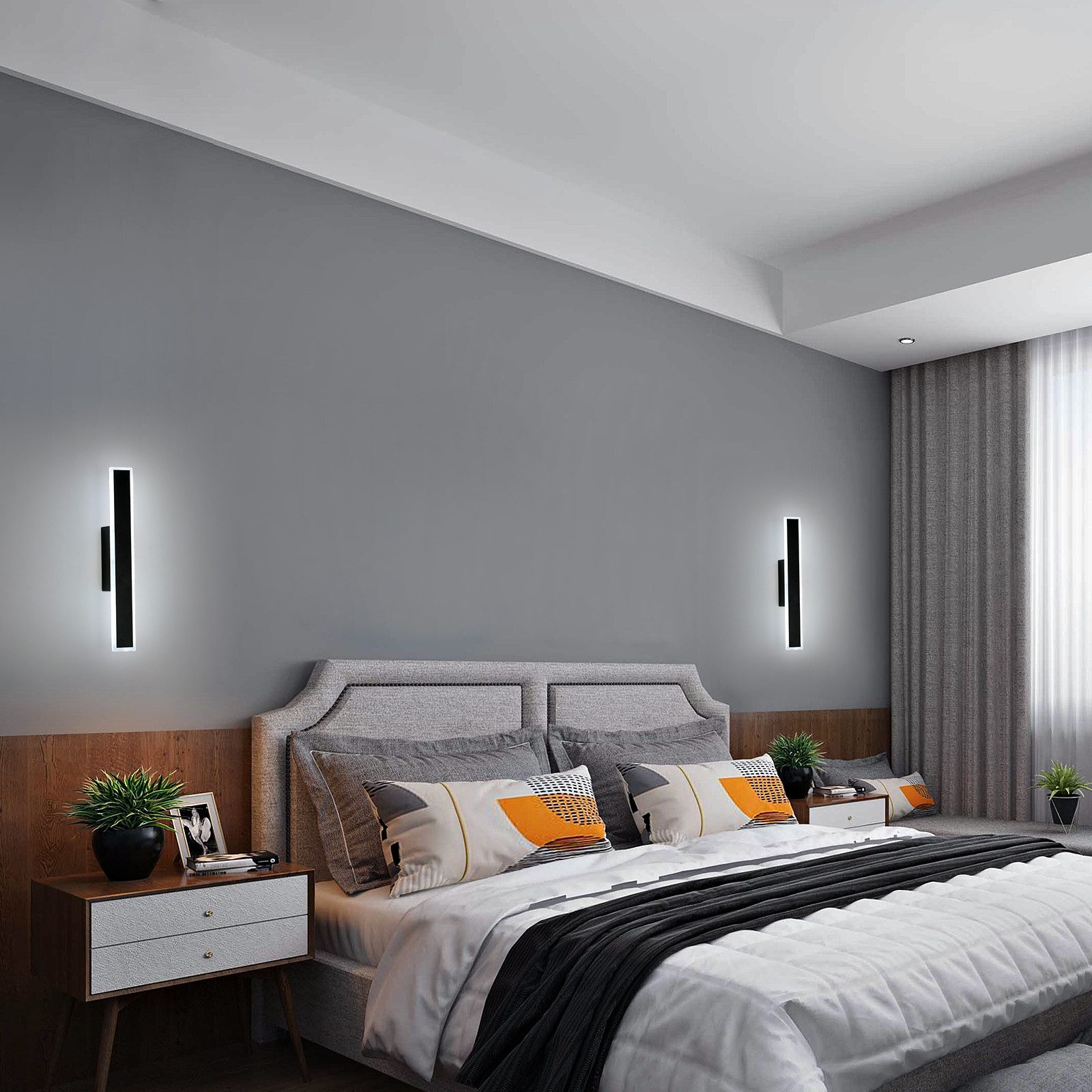 Goeco Wandleuchte LED Wandlampe Innen 12W, günstig online kaufen