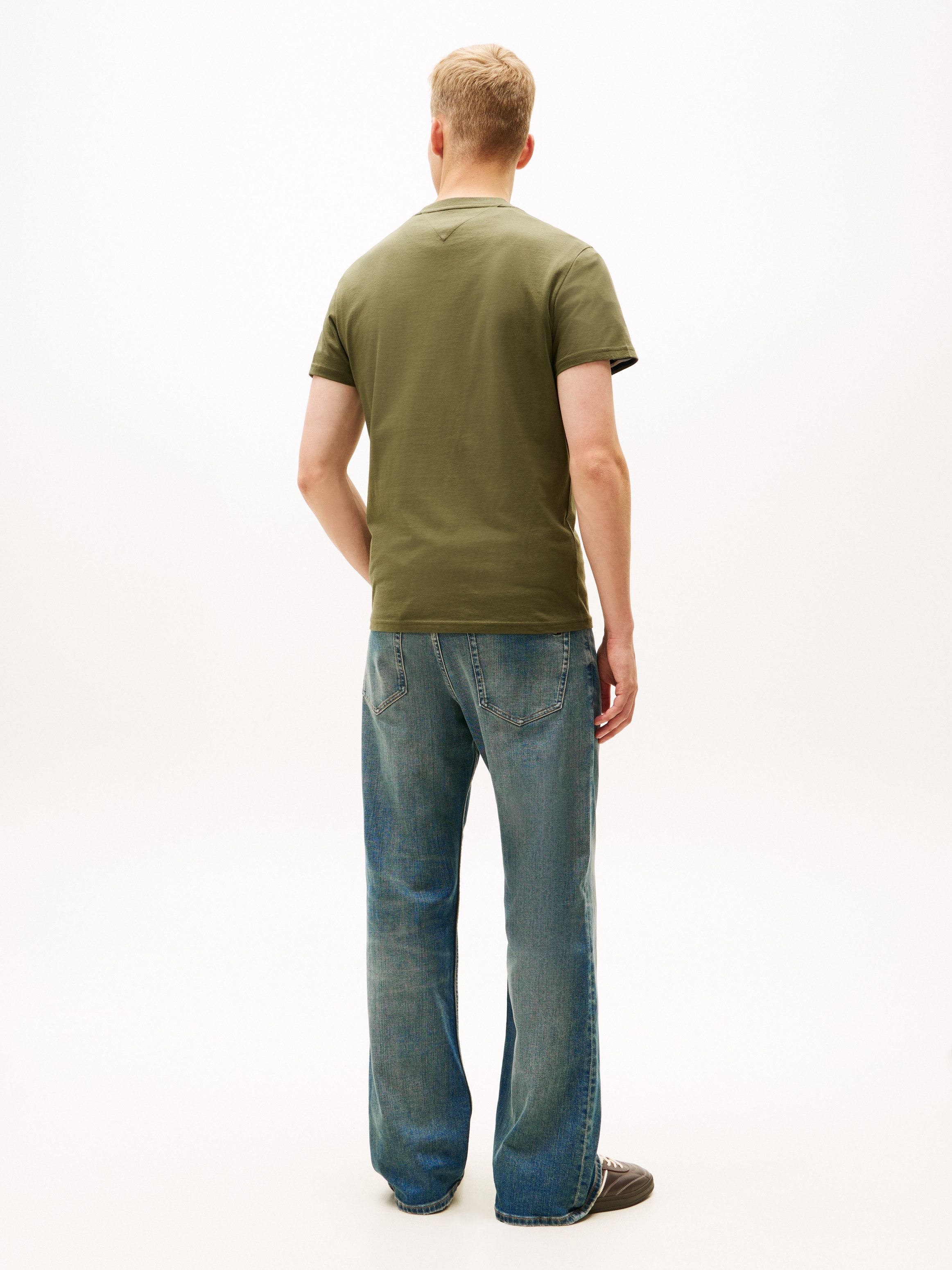 Tommy Jeans T-Shirt TJM ENTRY BILLS slim fit, Jersey, Rundhals – Bild 5 von 5