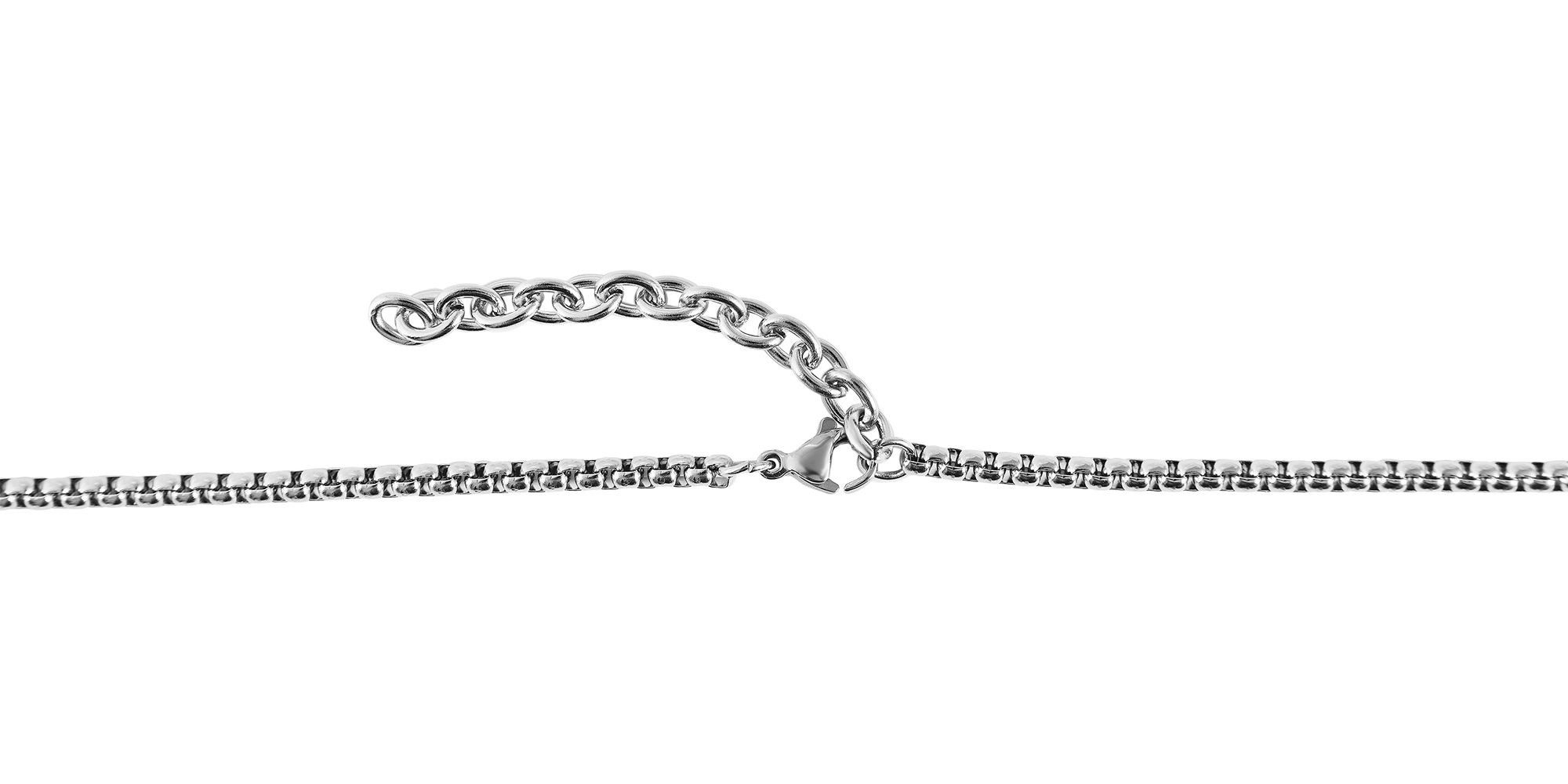 Adelia´s Gliederkette Halskette – Venezianerkette aus Edelstahl 60 cm, Ideal als Geschenk – dezent und elegant