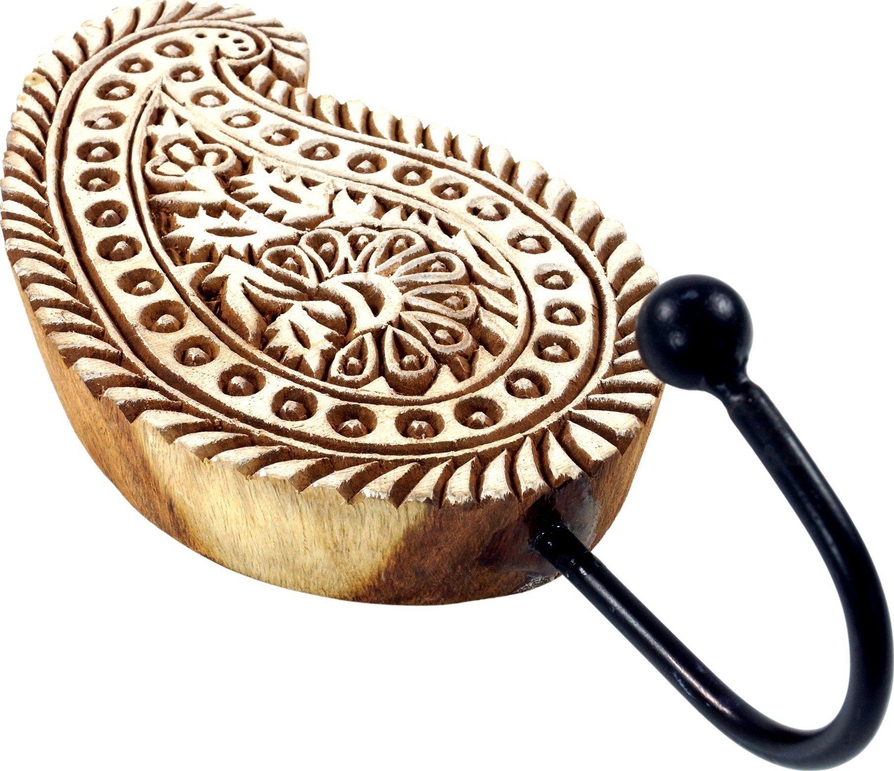 Guru-Shop Kleiderhaken Indischer Wandhaken Ornament - günstig online kaufen
