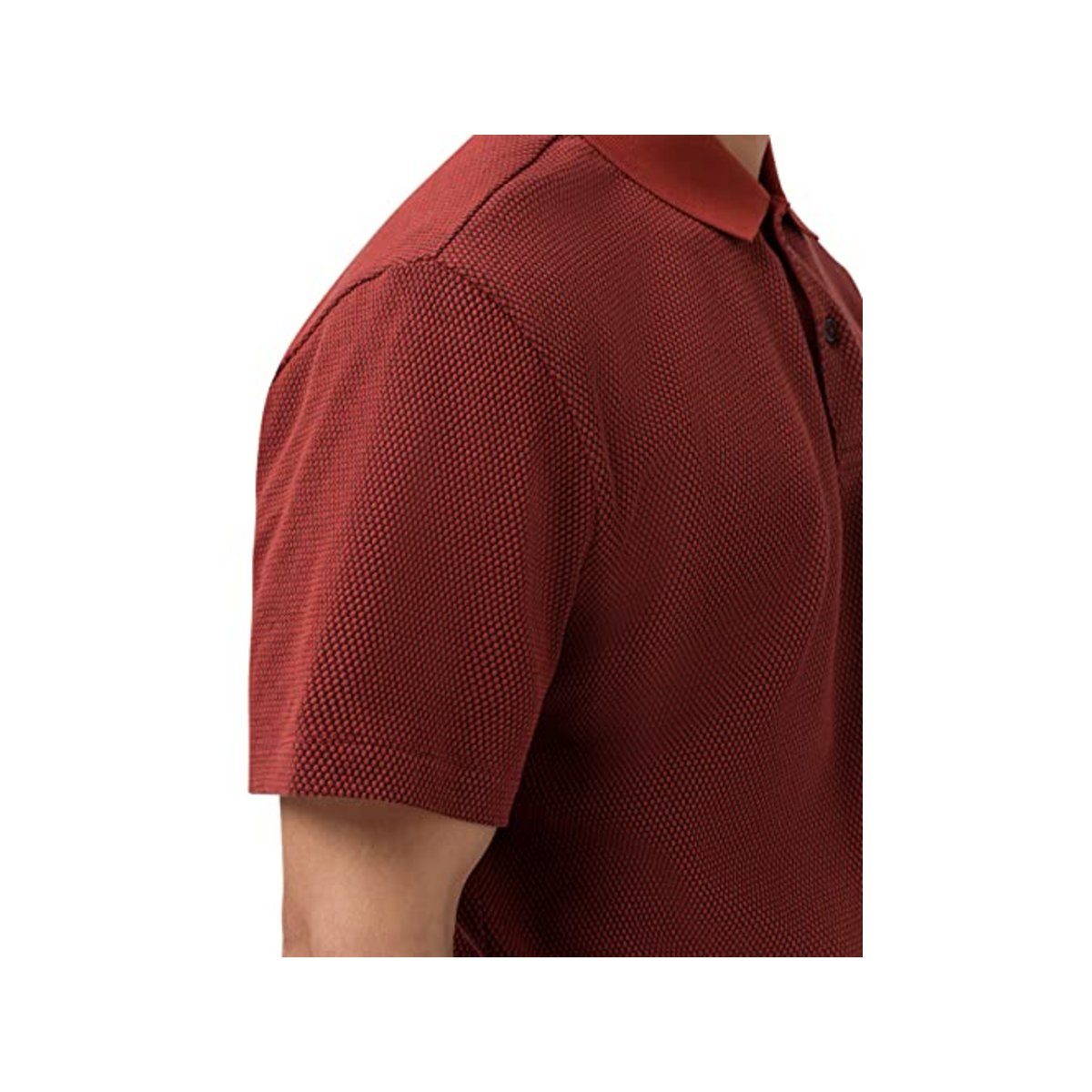 4220 Poloshirt Pierre Chili Oil (1-tlg) rot Cardin