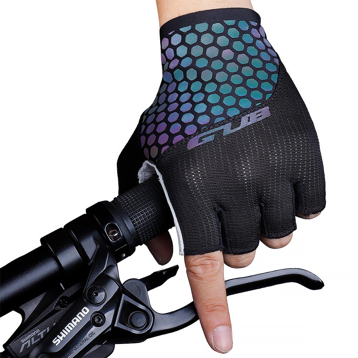 MidGard Handschuhe Schaumstoff-Posterung Fahrrad mit Leder Fahrradhandschuhe GUB
