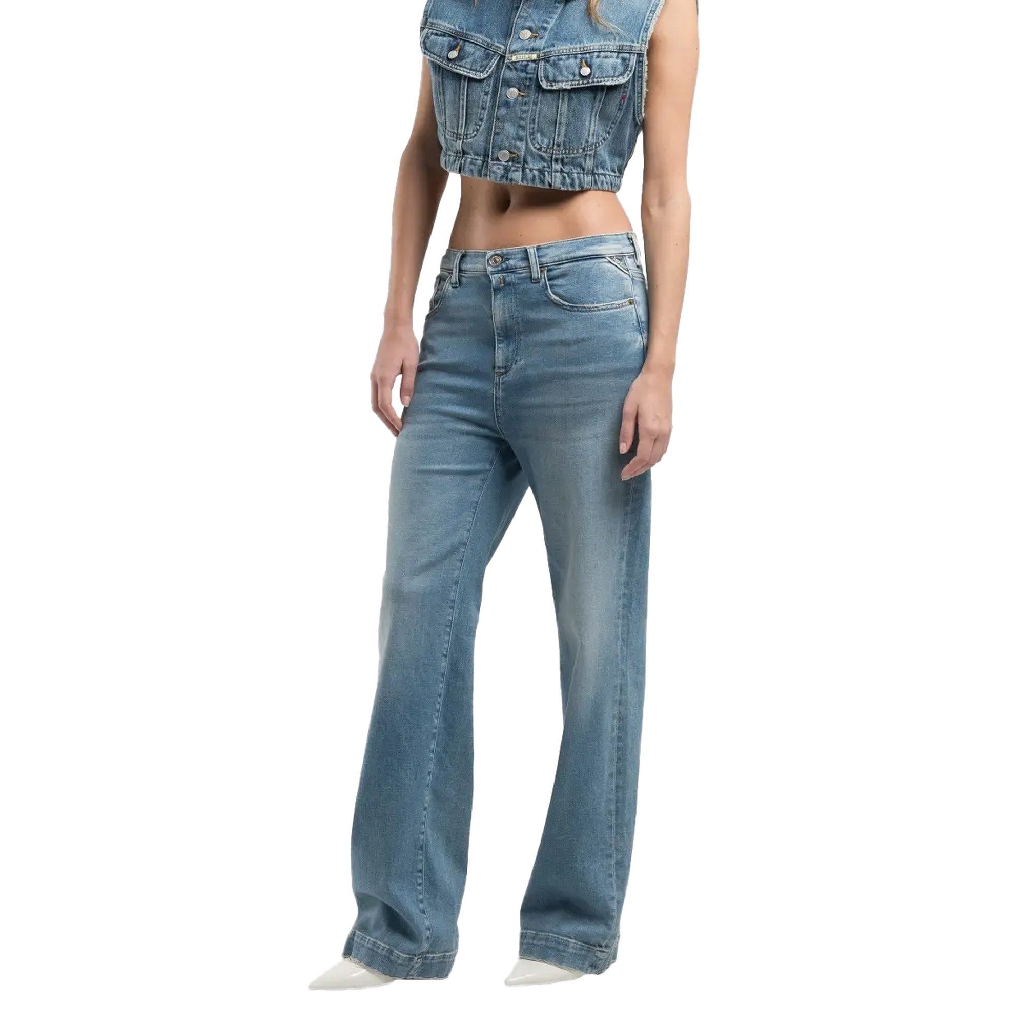 Replay 7/8-Caprijeans Melja Джинси, blau