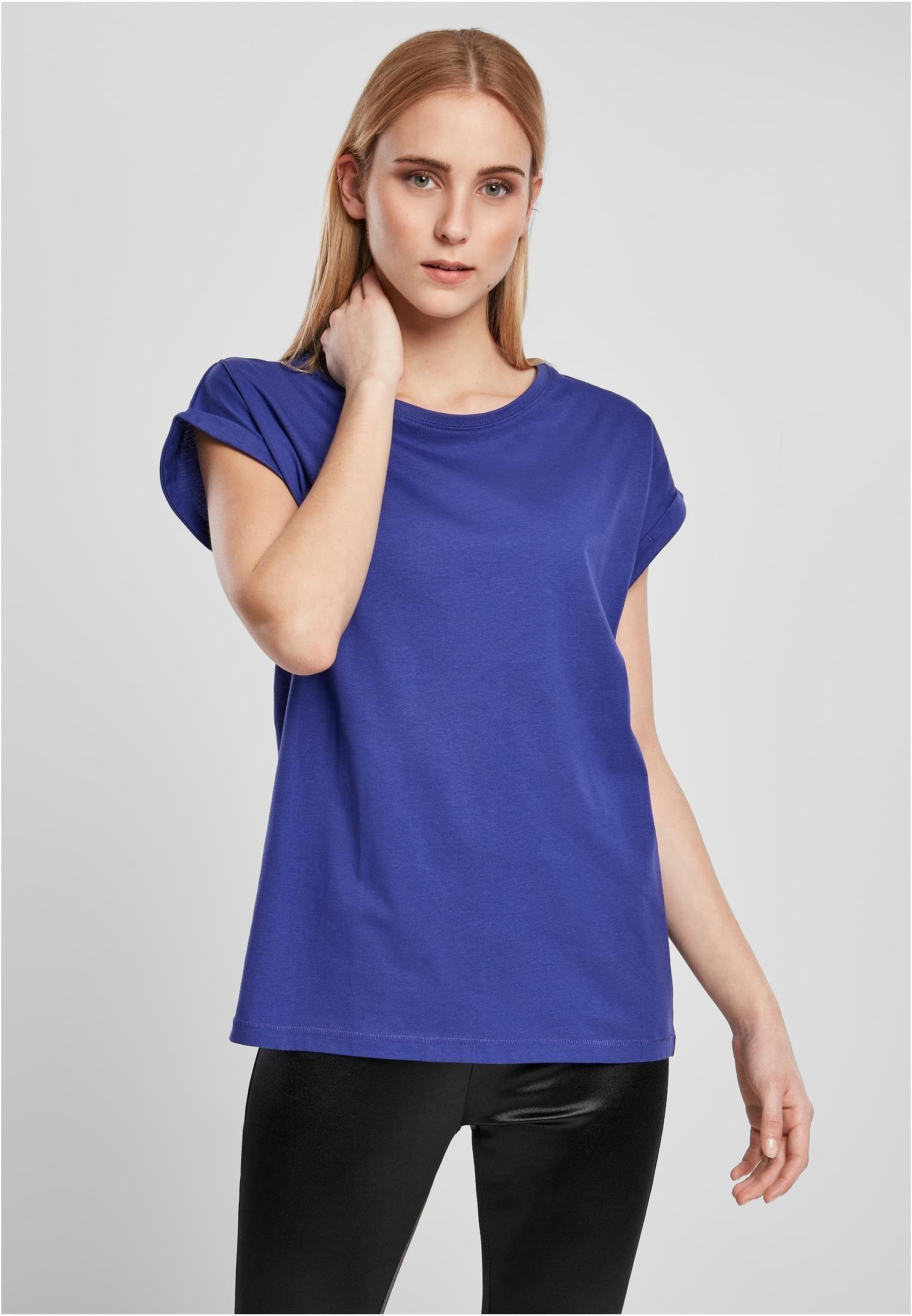 URBAN CLASSICS Rundhalsshirt Ladies Extended Shoulder Tee Damen T-Shirt günstig online kaufen