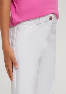 s.Oliver 5-Pocket-Jeans Cropped-Jeans / Regular Fit / Mid Rise / Straight Leg Garment Dye