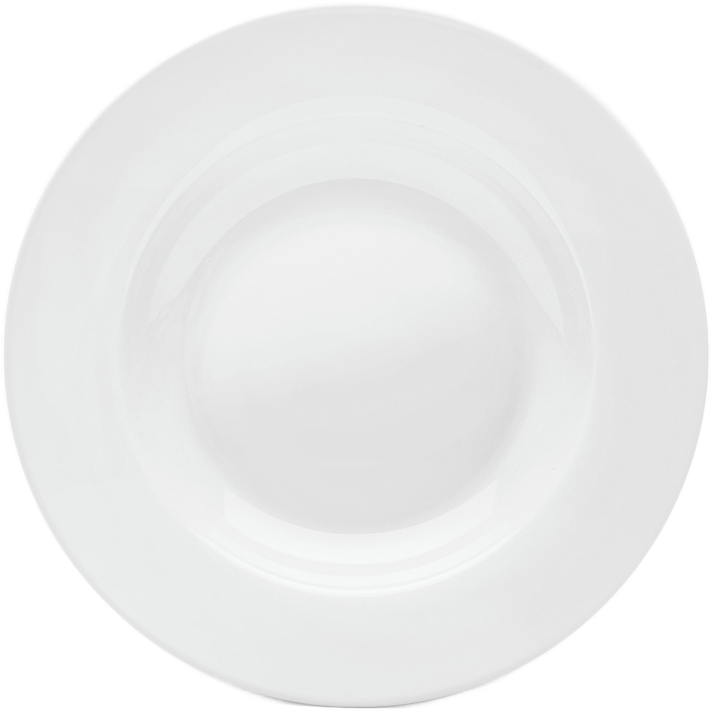 van Well Suppenteller Trend, (6 St), spülmaschinenfest und mikrowellengeeignet, Porzellan, Ø 23 cm