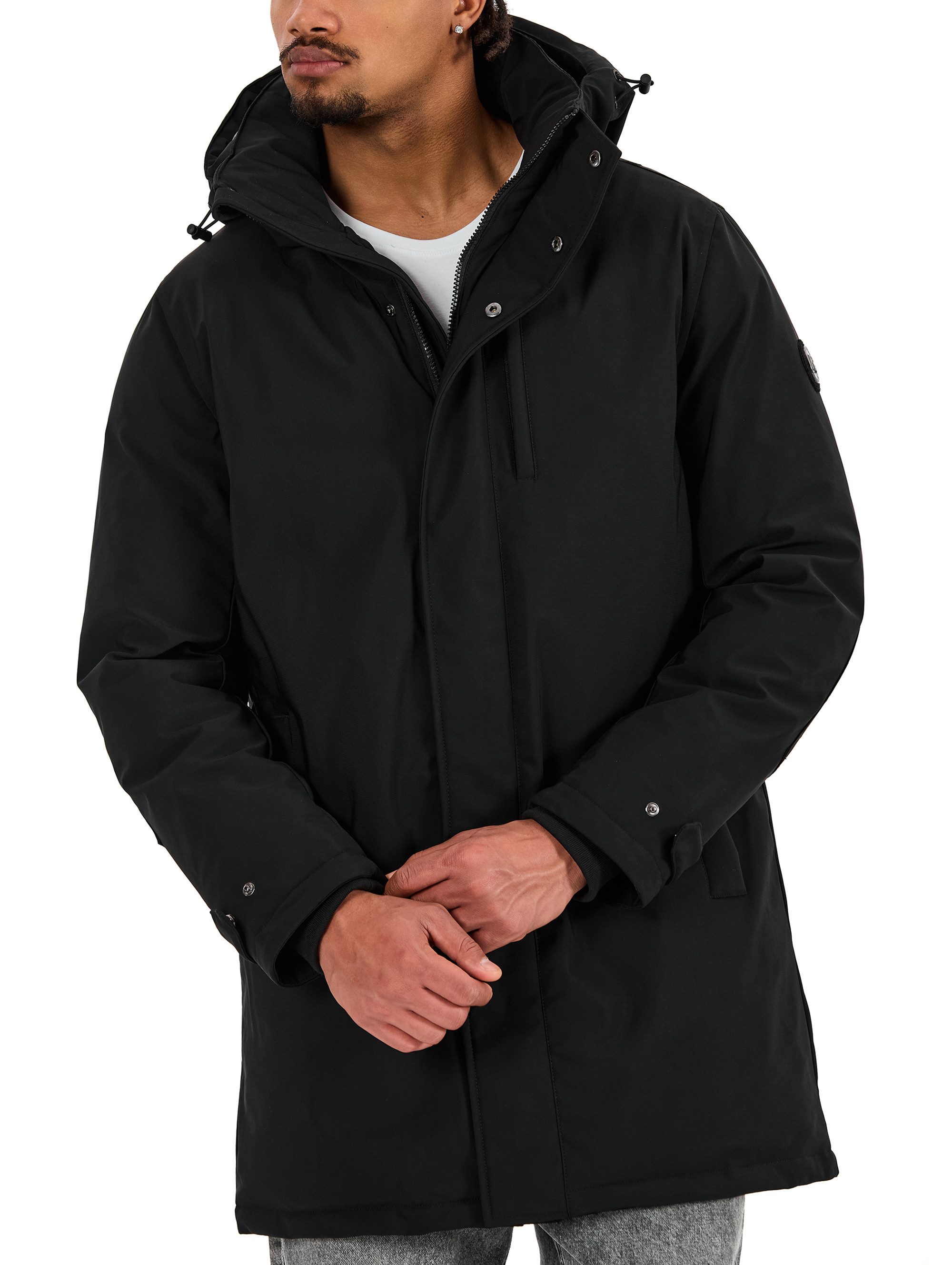 RedBridge Winterjacke mit abnehmbarer Kapuze warm wasserabweisend funktional Abnehmbare Kapuze, innenliegender Gummizug