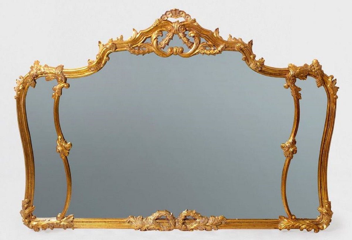Casa Spiegel Barockstil - - - Antik Luxus Möbel Wandspiegel Spiegel Garderoben - Gold Prunkvoller Barockspiegel Antik Barock Spiegel im Stil Padrino Barock Wohnzimmer