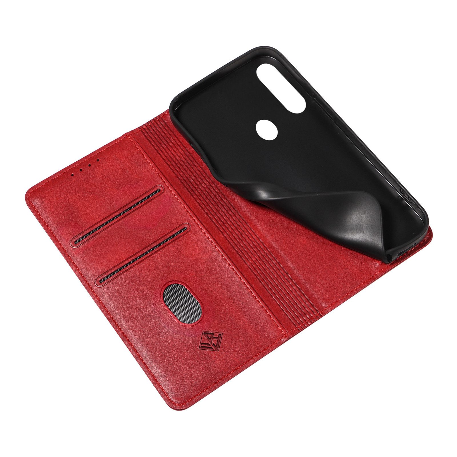 Tec-Expert Handyhülle Tasche Hülle für Huawei P30 Lite 6.15 Zoll, 6.15 ", Cover Klapphülle Case mit Kartenfach Fliphülle aufstellbar