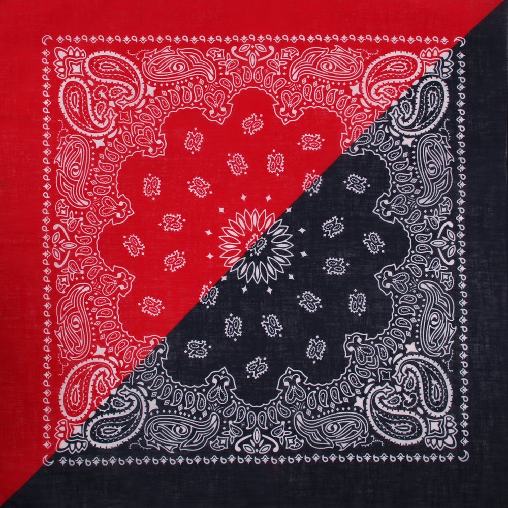 Goodman Design Bandana Halstuch Multifunktionstuch Kopftuch Paisley, 100 % Baumwolle