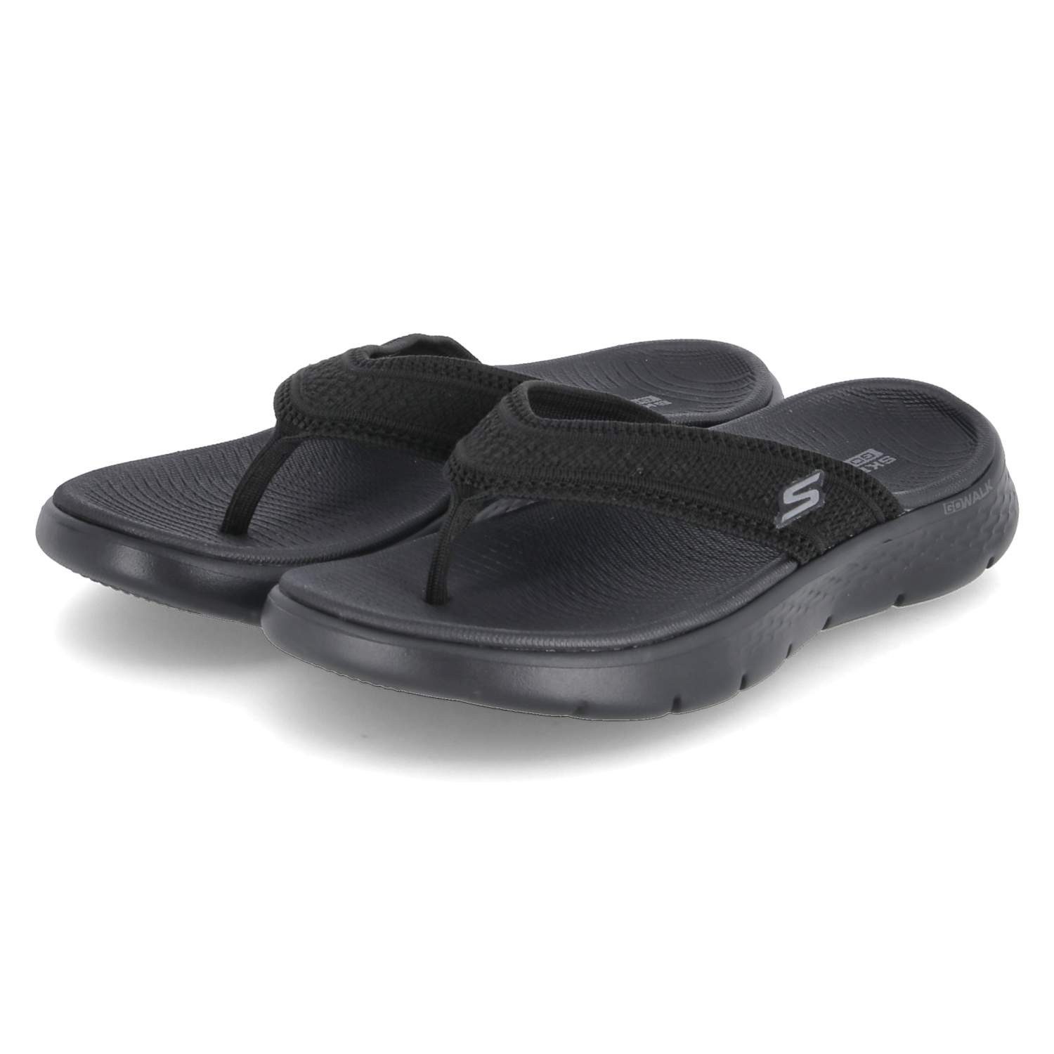 Skechers Skechers 141459 BBK Damen Textil schwarz Pantolette günstig online kaufen