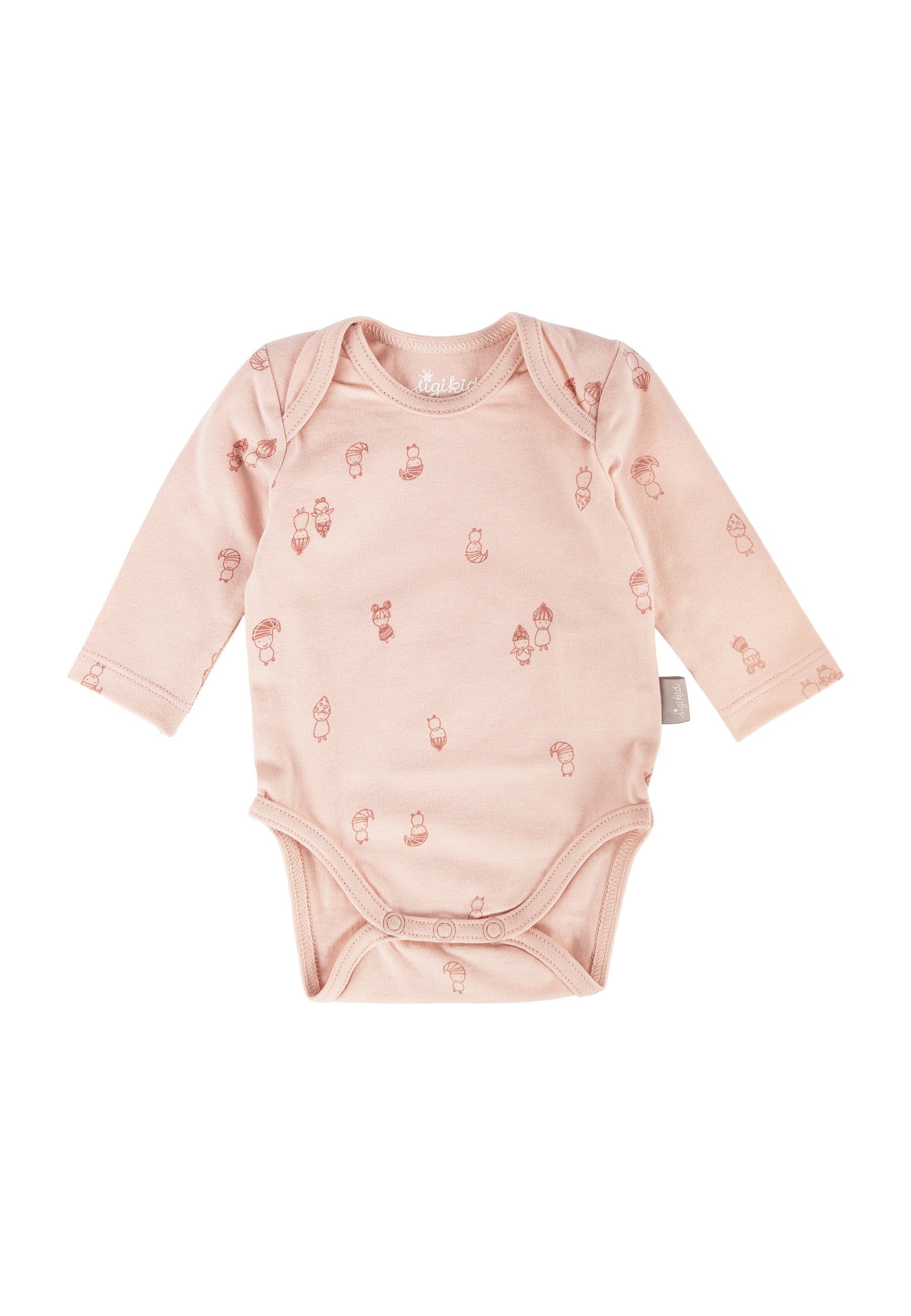 Sigikid Langarmbody Baby Unterwäsche Body, langarm (1-tlg) rosa