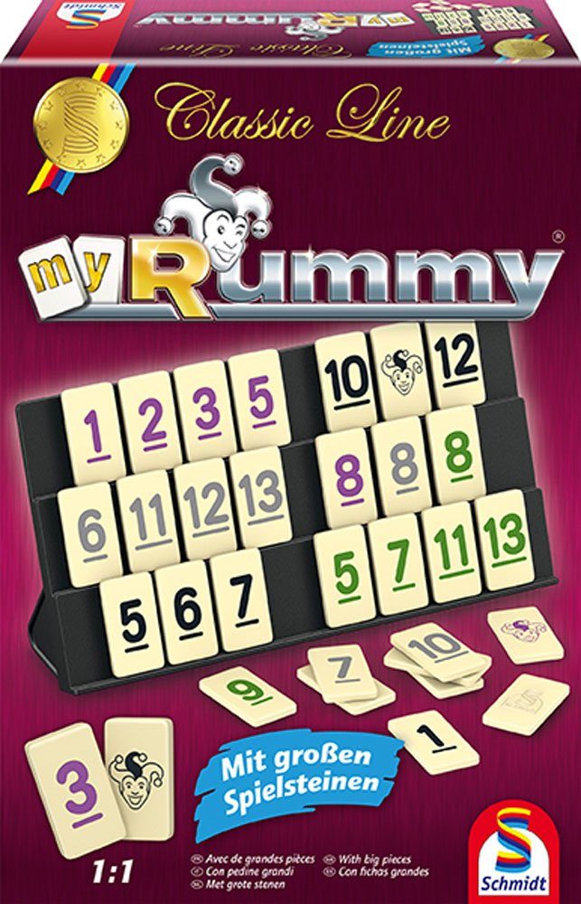 Schmidt Spiele Spiel, Familienspiel MyRummy® 49282 Ab 8 Spiele Classic Jahre Schmidt