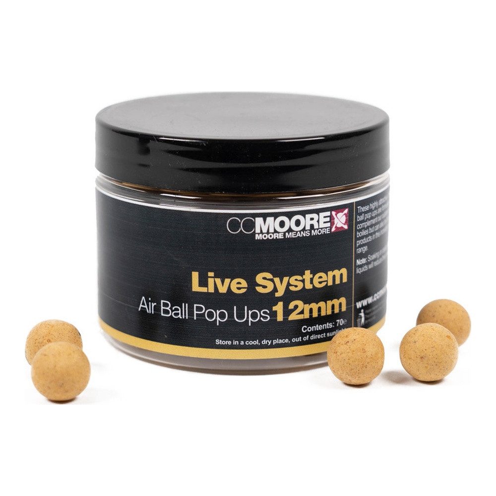 CC Moore Fischboilies Live System Air Ball Pop Ups 12mm