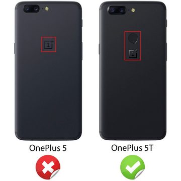 Nalia Smartphone-Hülle OnePlus 5T, Klare Silikon Hülle / Extrem Transparent / Durchsichtig / Anti-Gelb