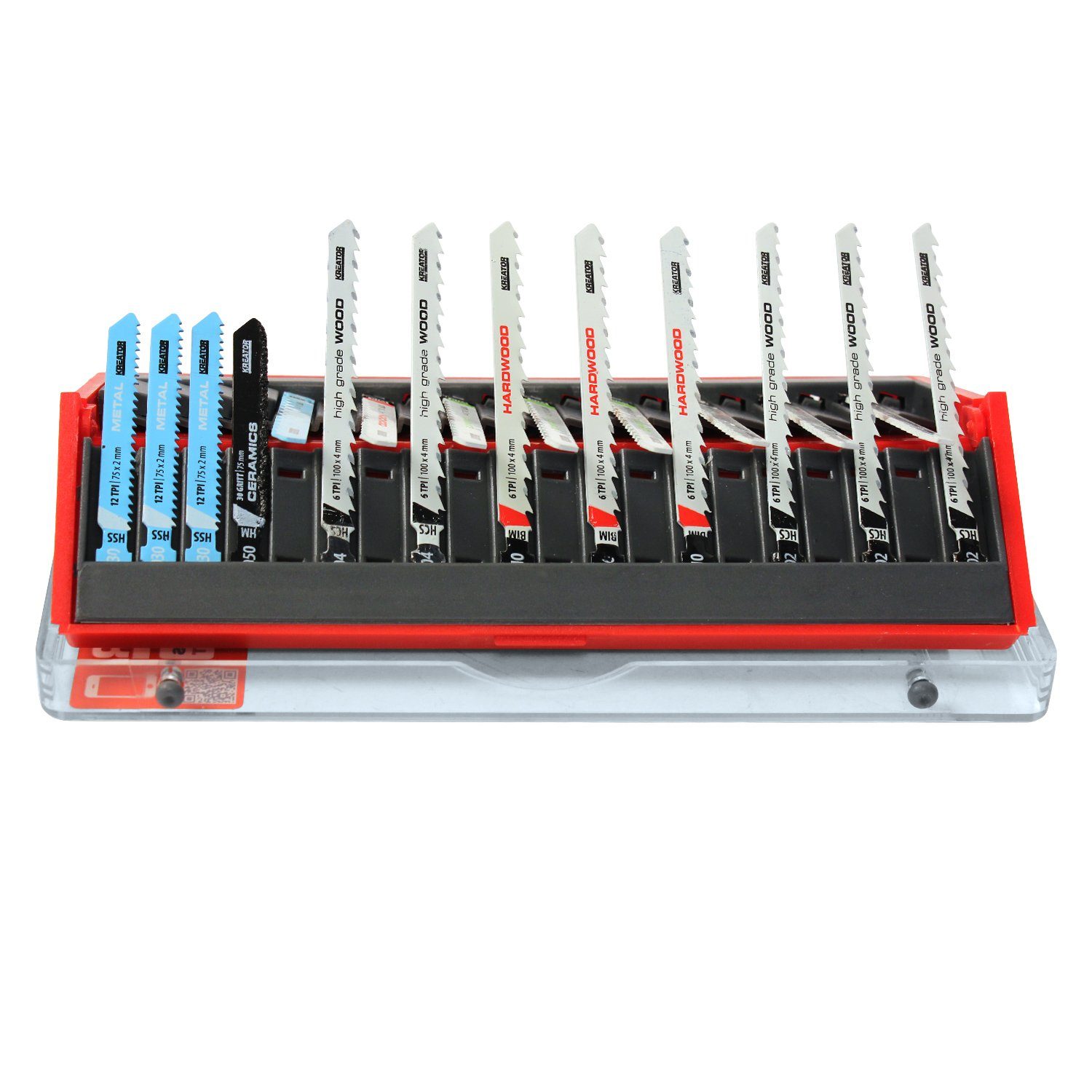 Kreator Stichsägeblatt 20 tlg. Set Sägeblatt Satz T-Schaft Holz Metall Kera günstig online kaufen