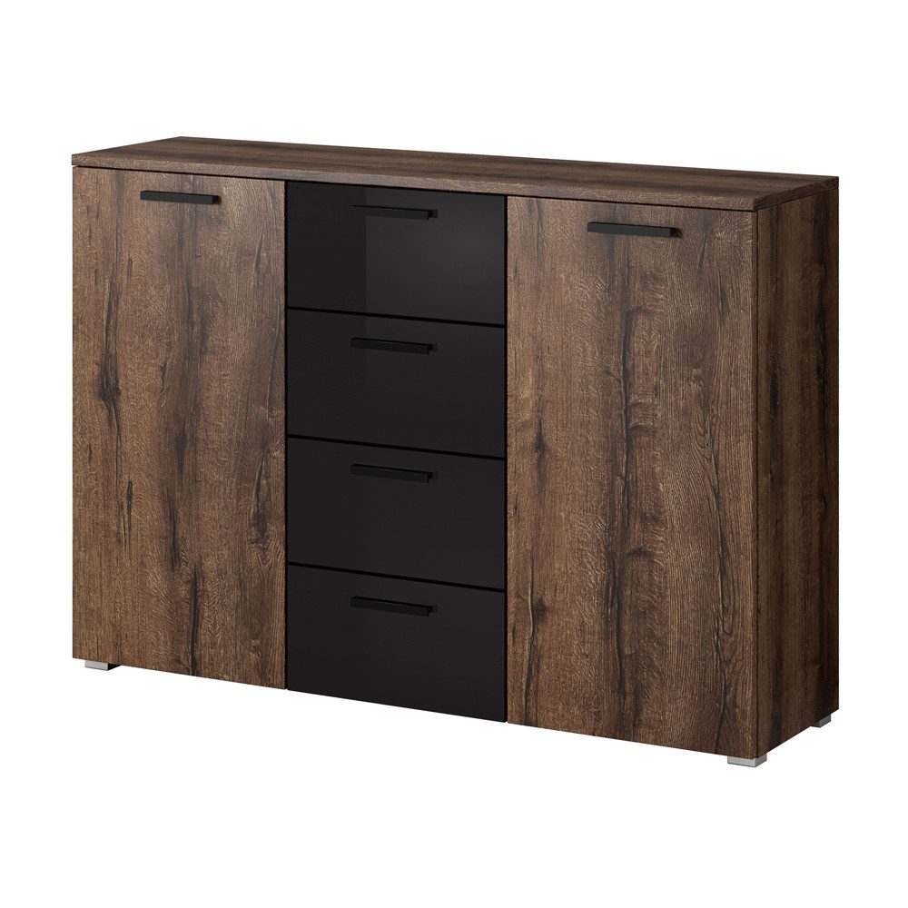 Lomadox Kommode GRAZ-83, Schlafzimmer in Monastery Eiche Nb., B/H/T: ca. 132/93/38 cm