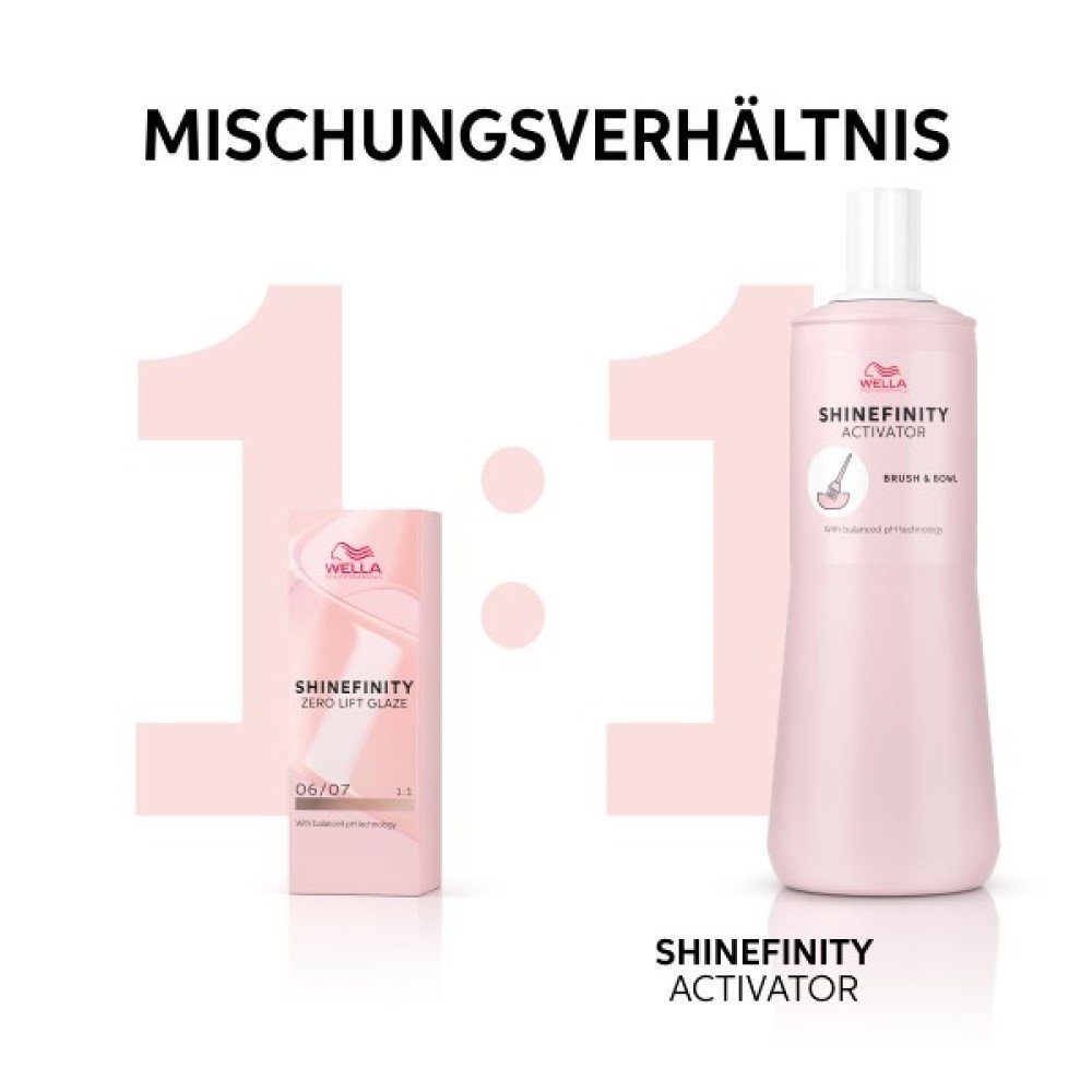 Wella Professionals Haarmaske Wella Shinefinity Glaze Activator Bottle 2% 1000 ml
