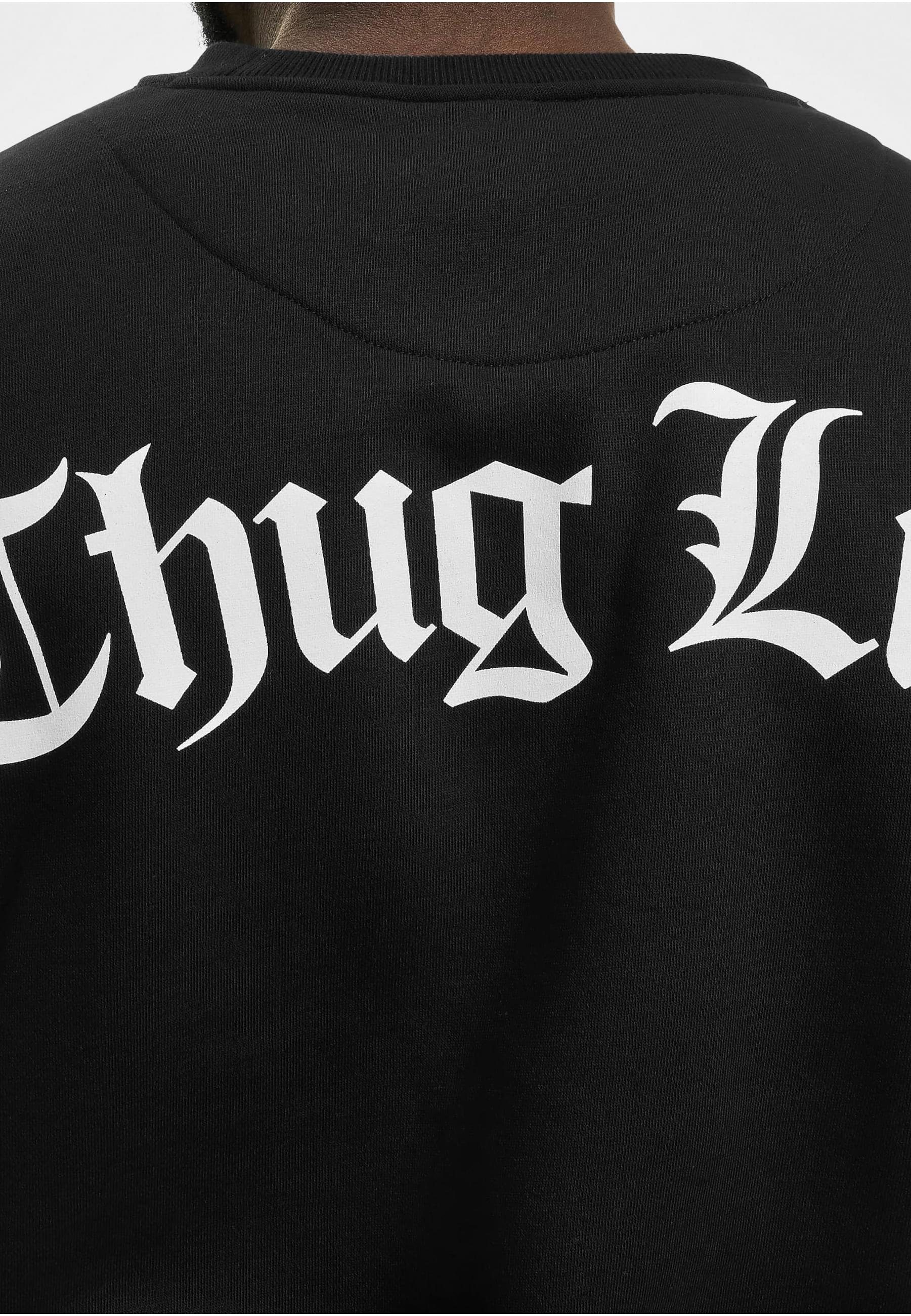 Thug Thug HitTheStreets Crewneck Life Herren Life T-Shirt black (1-tlg)